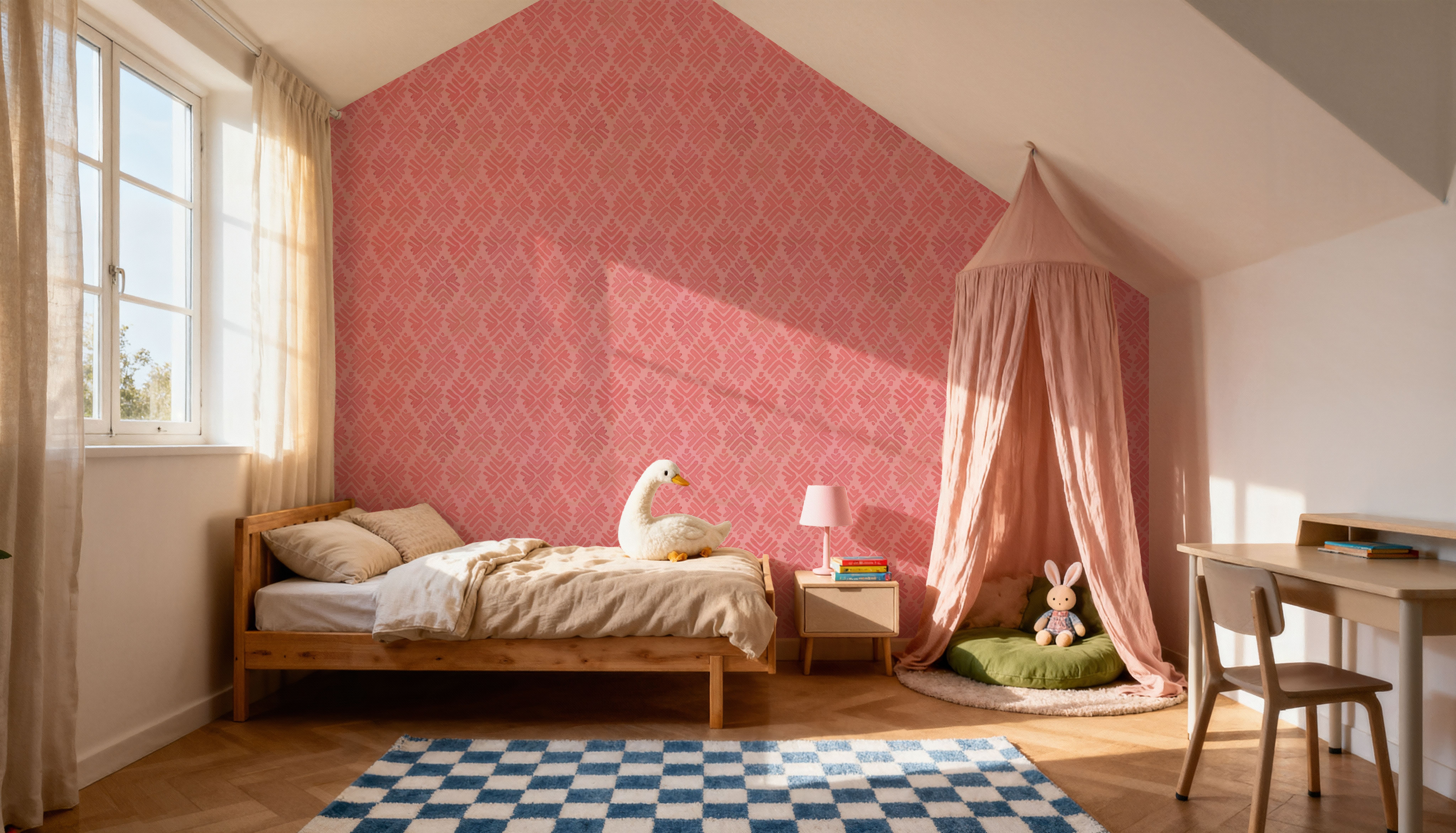 Bohemian Leaves Pink