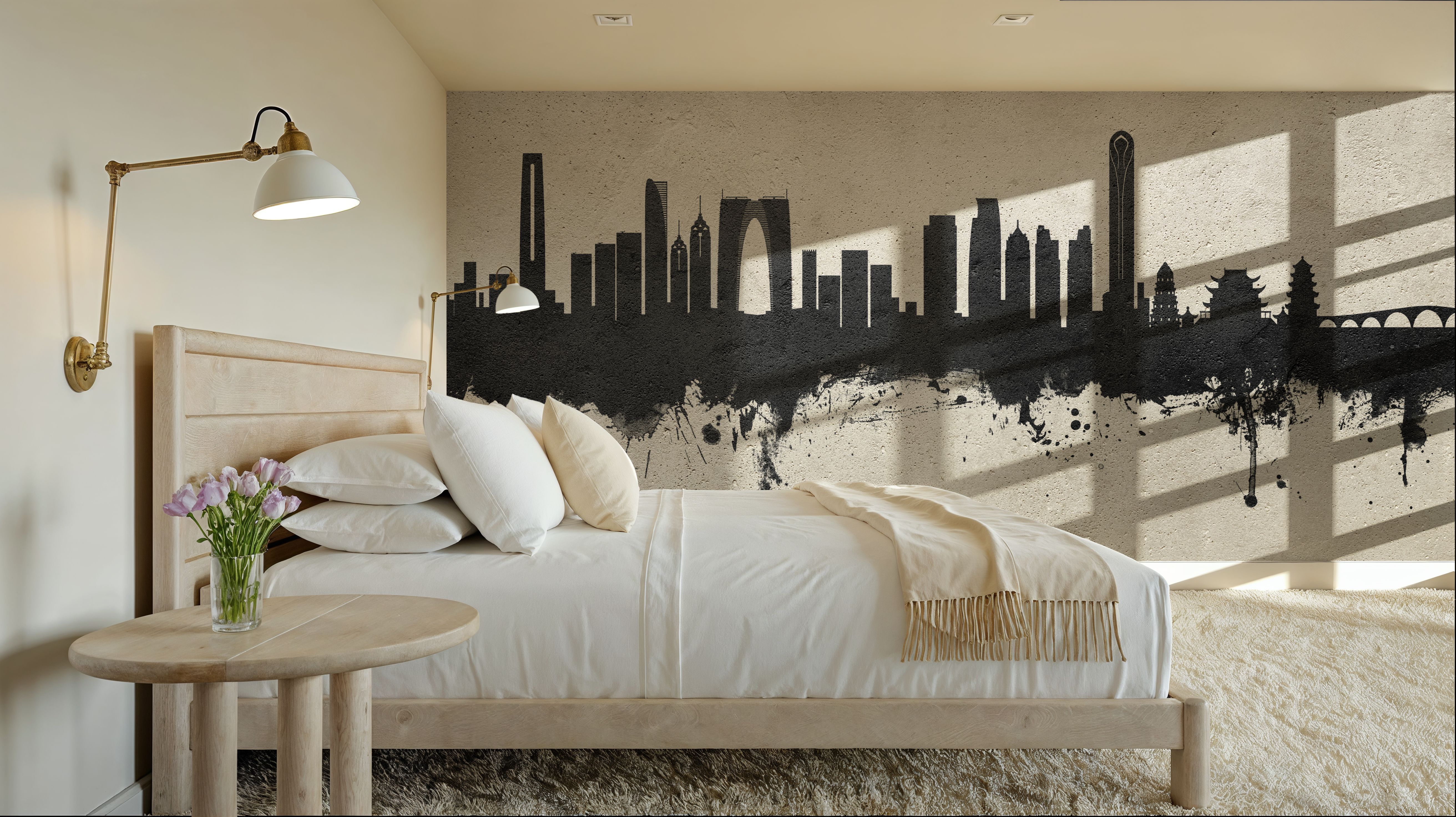 Suzhou China Skyline Concrete, Tapet