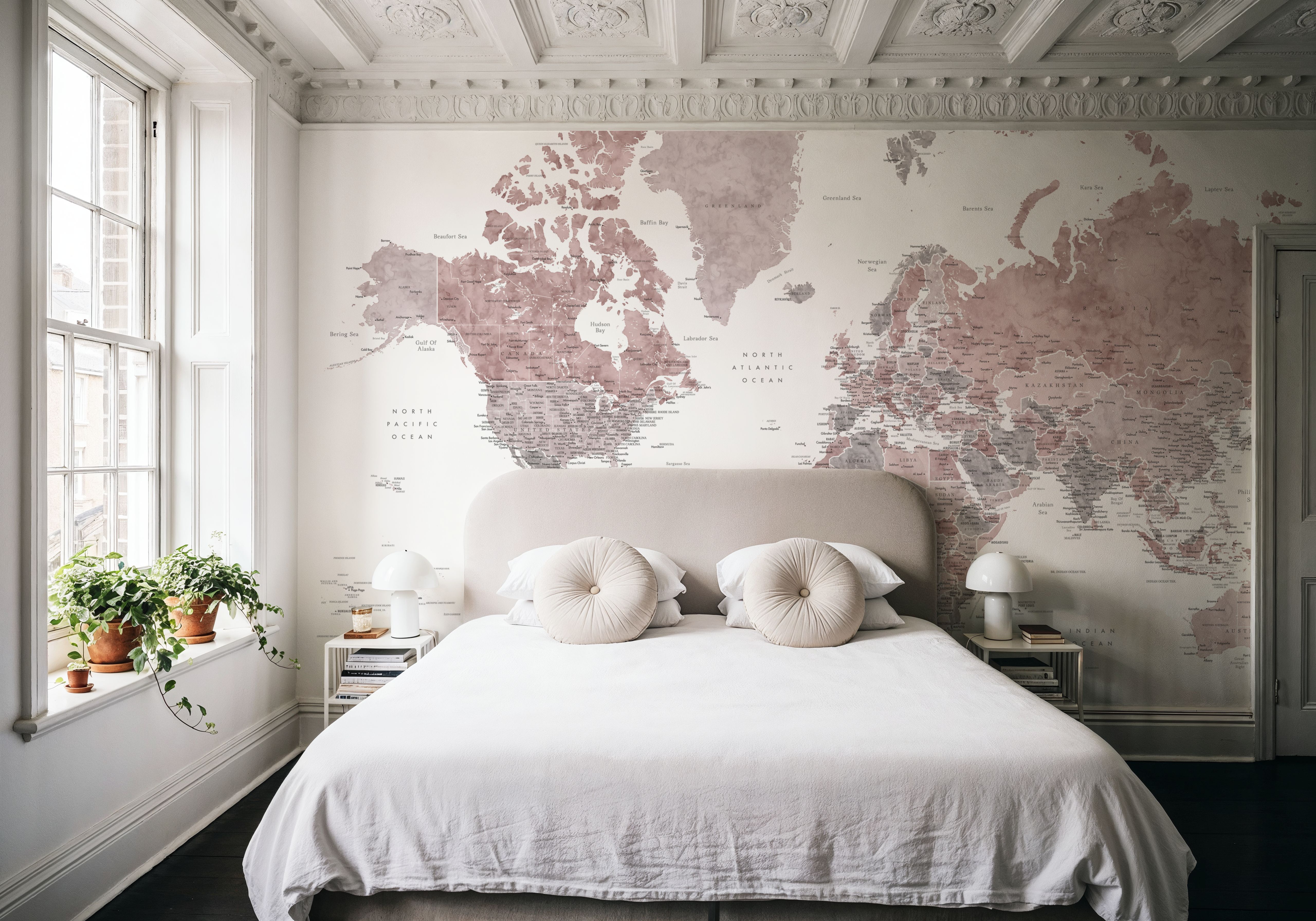 World Map Cities - Piper