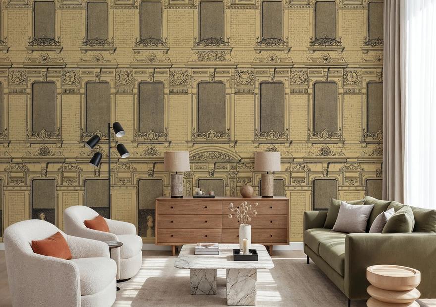 Vintage Facade, Yellow