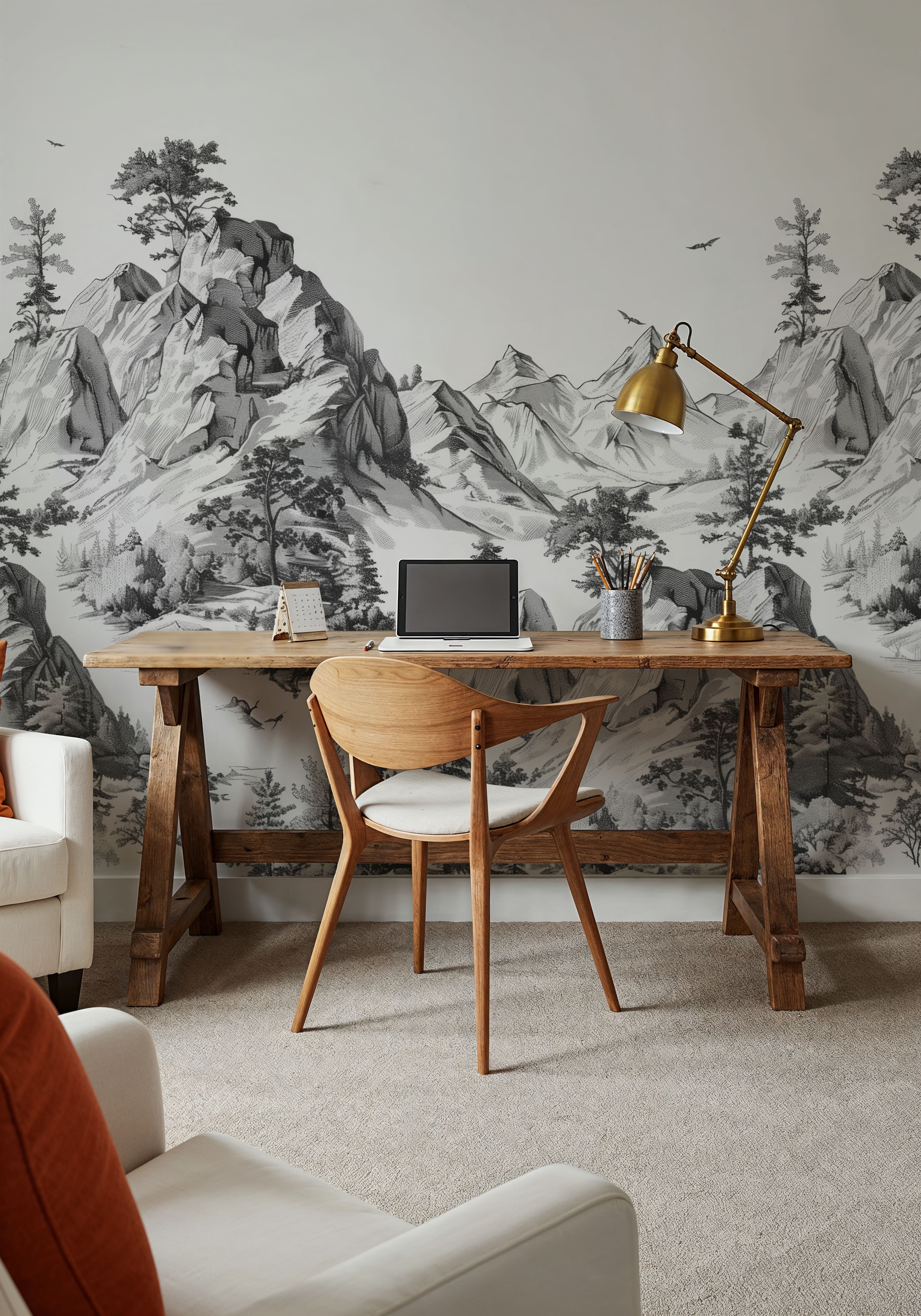 Toile Hills, Black & White