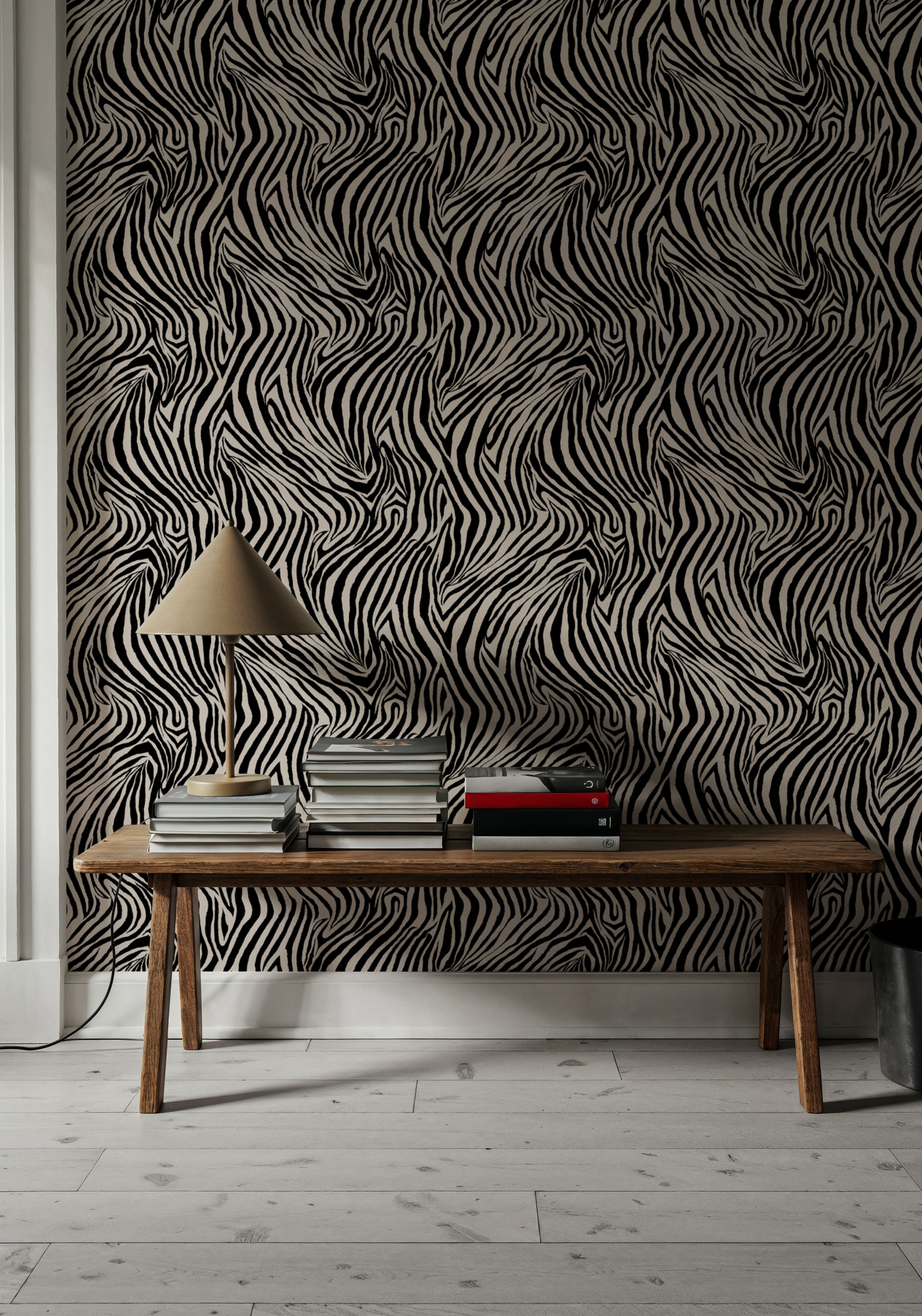 A Stripe of Zebra, Grey