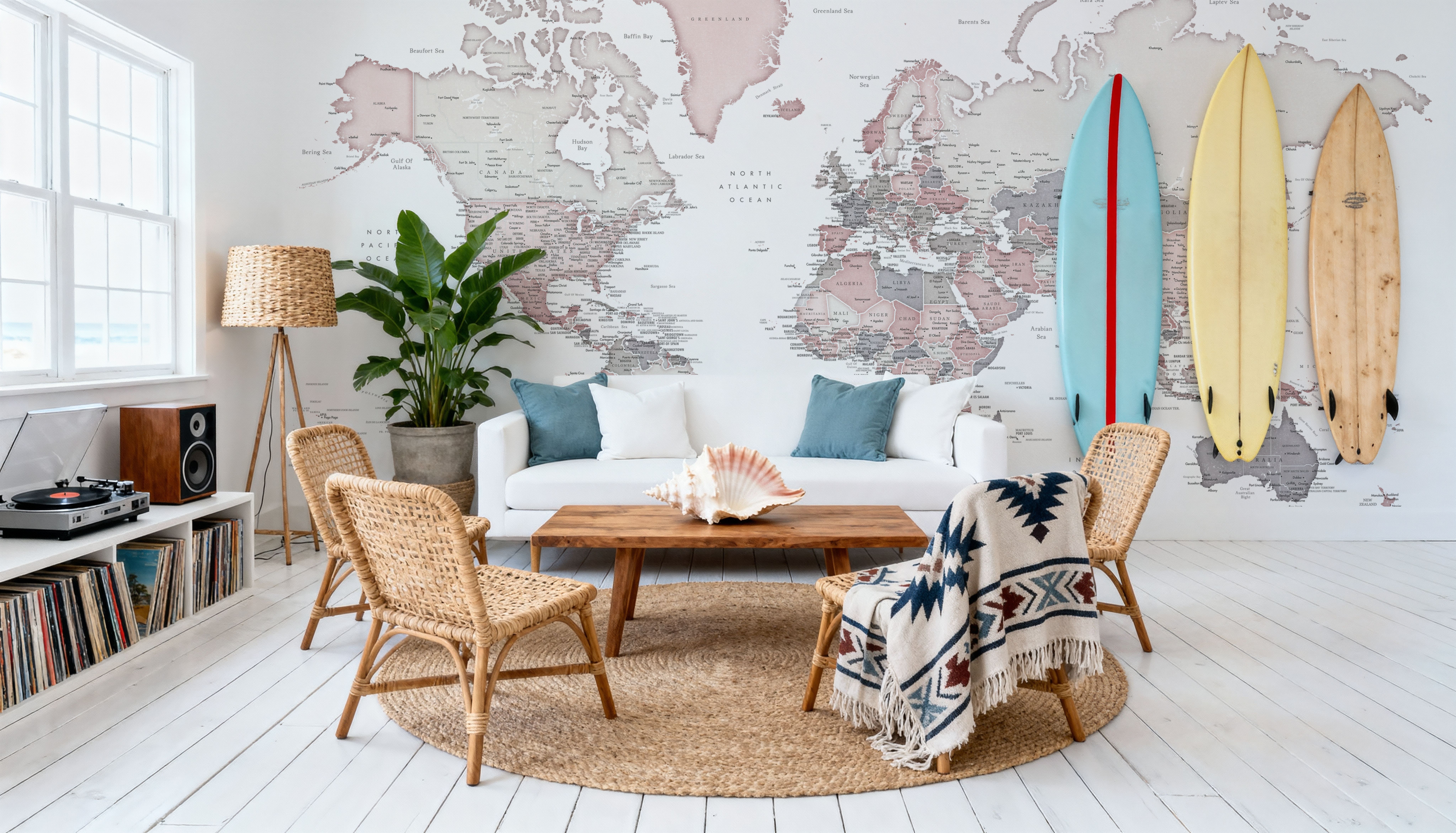 World Map Cities - Betsy