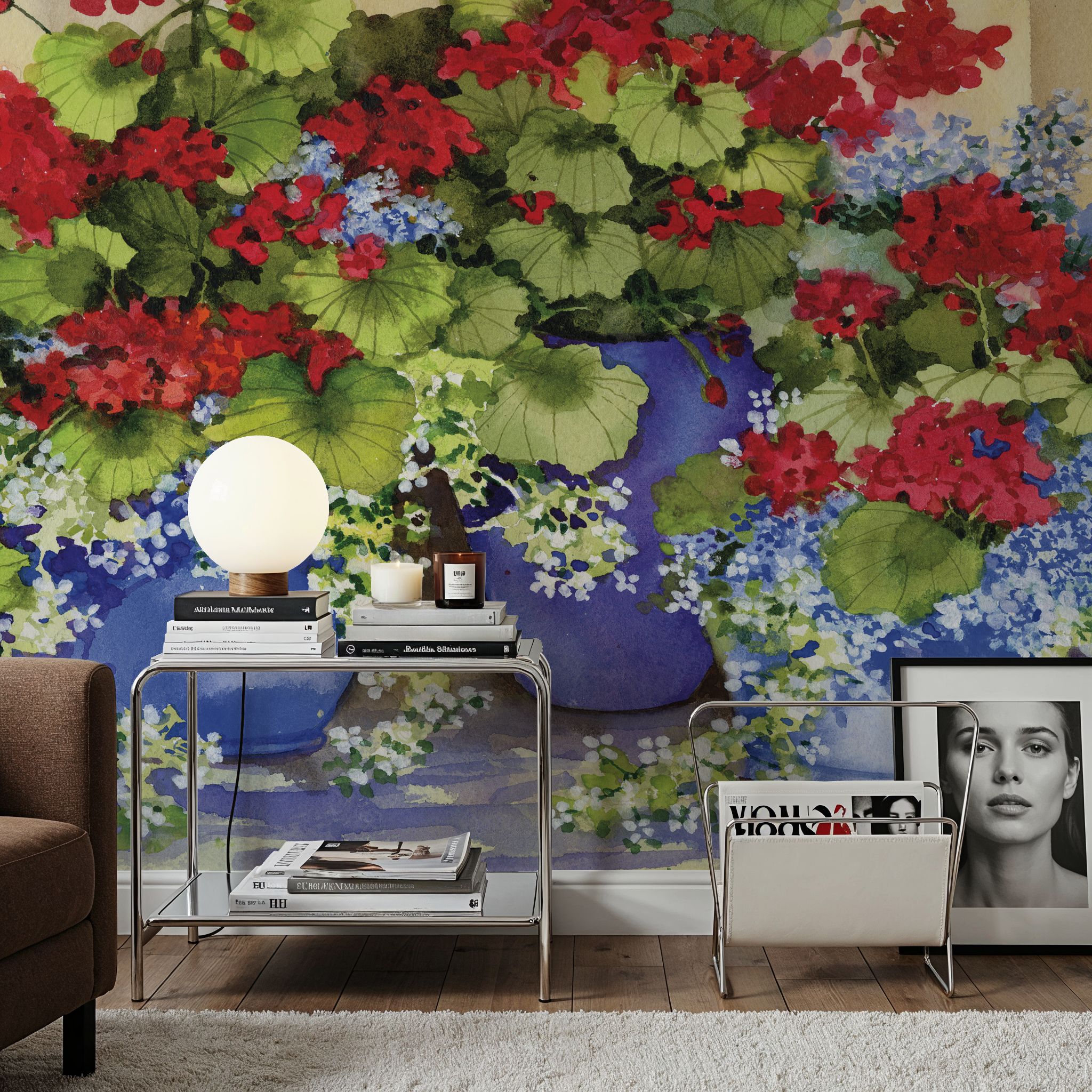 Red Geraniums