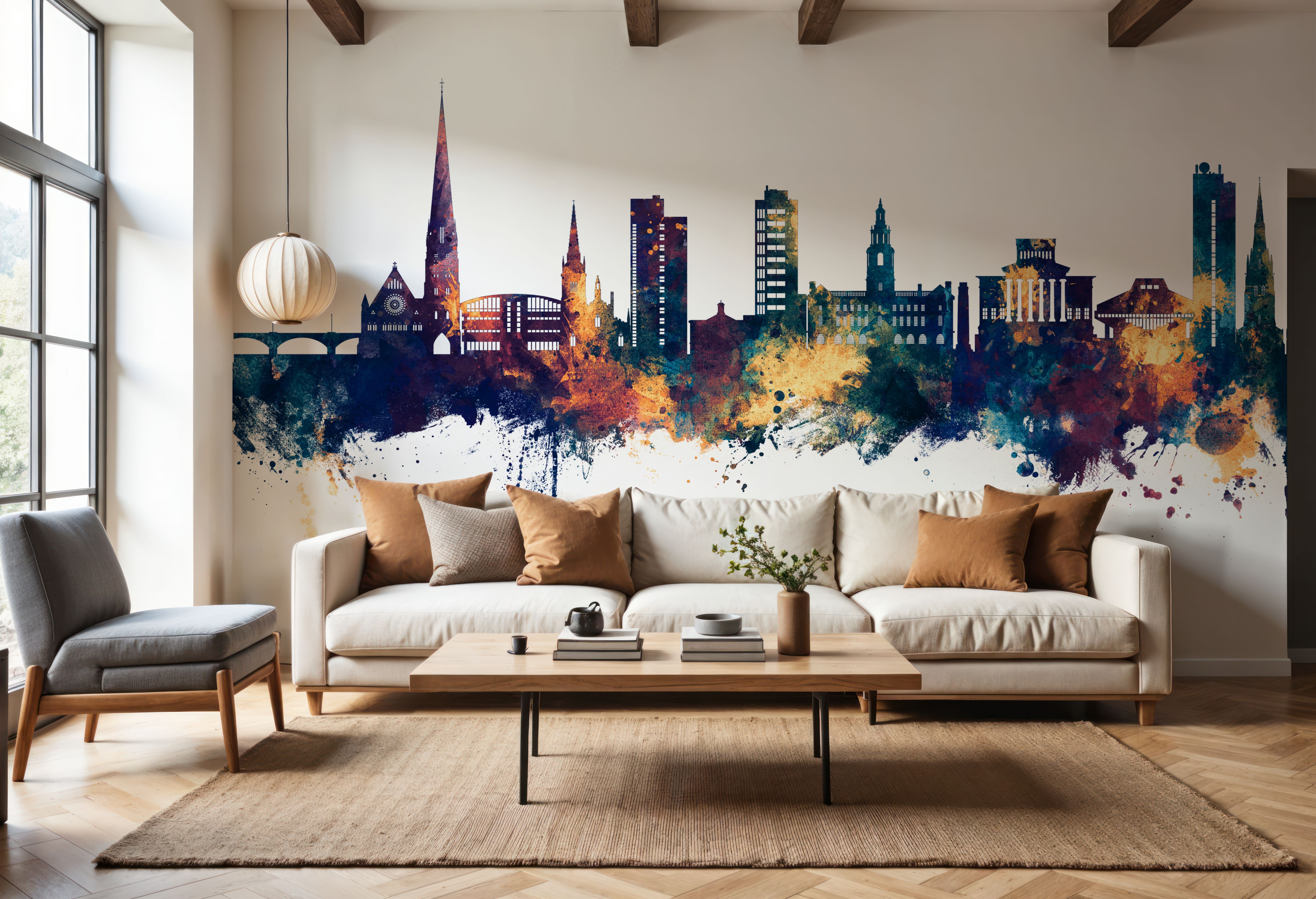 Preston England Skyline Blue & Bronze