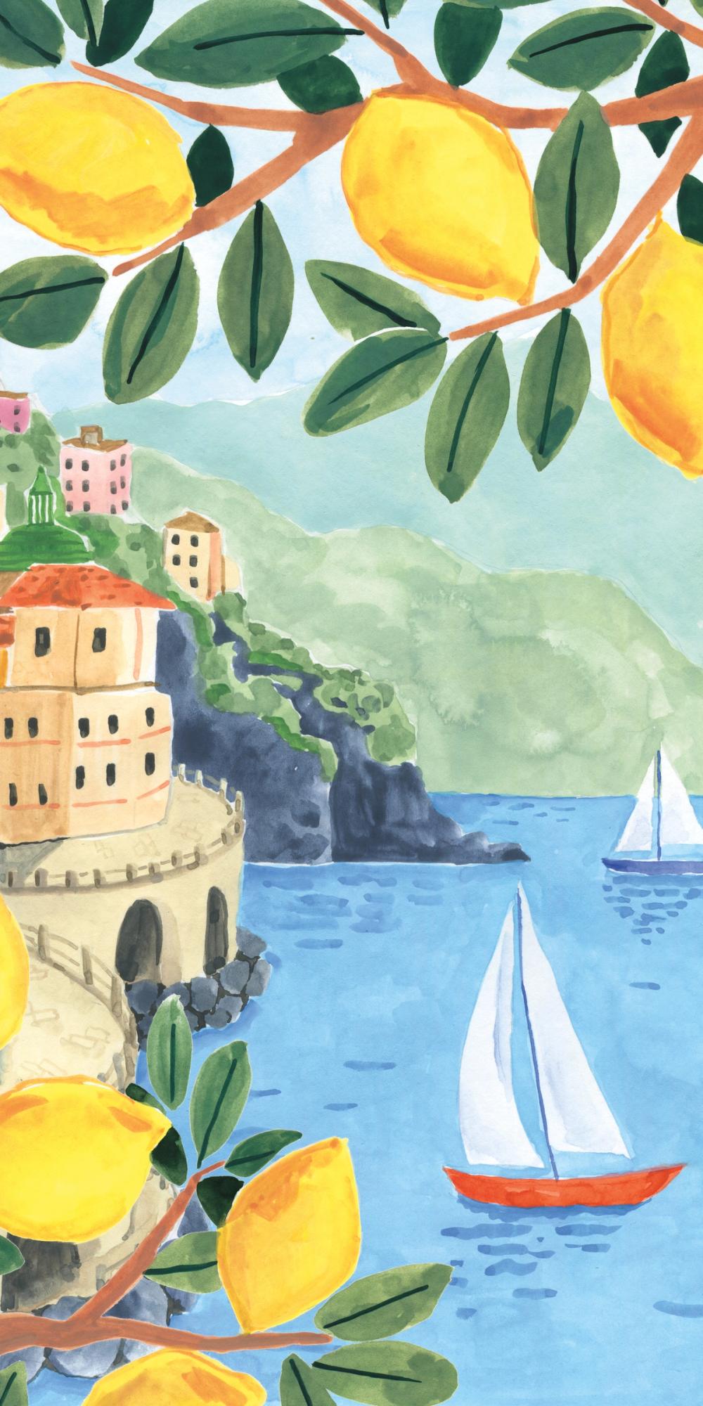 Mediterranean View II Panel