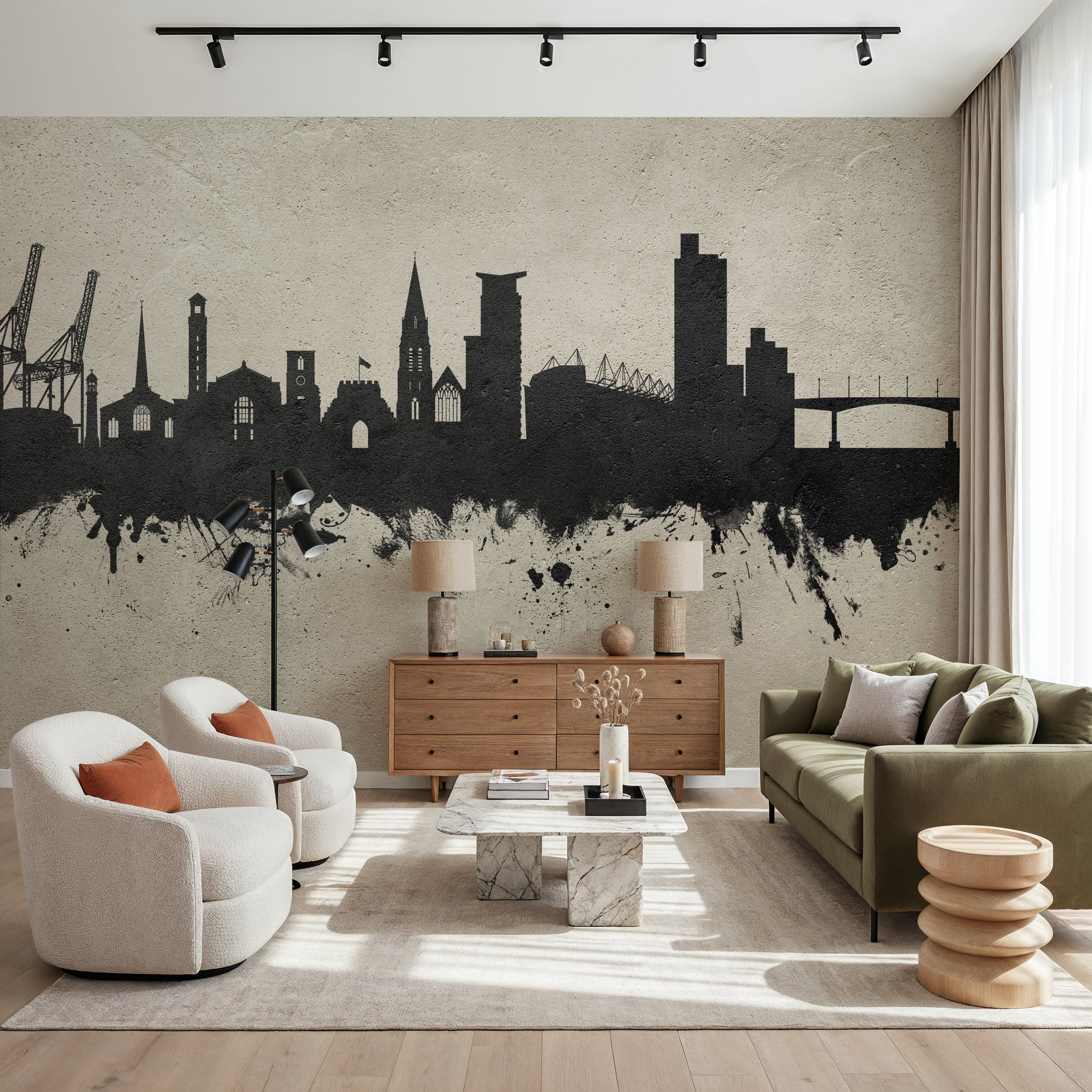 Southampton England Skyline Concrete