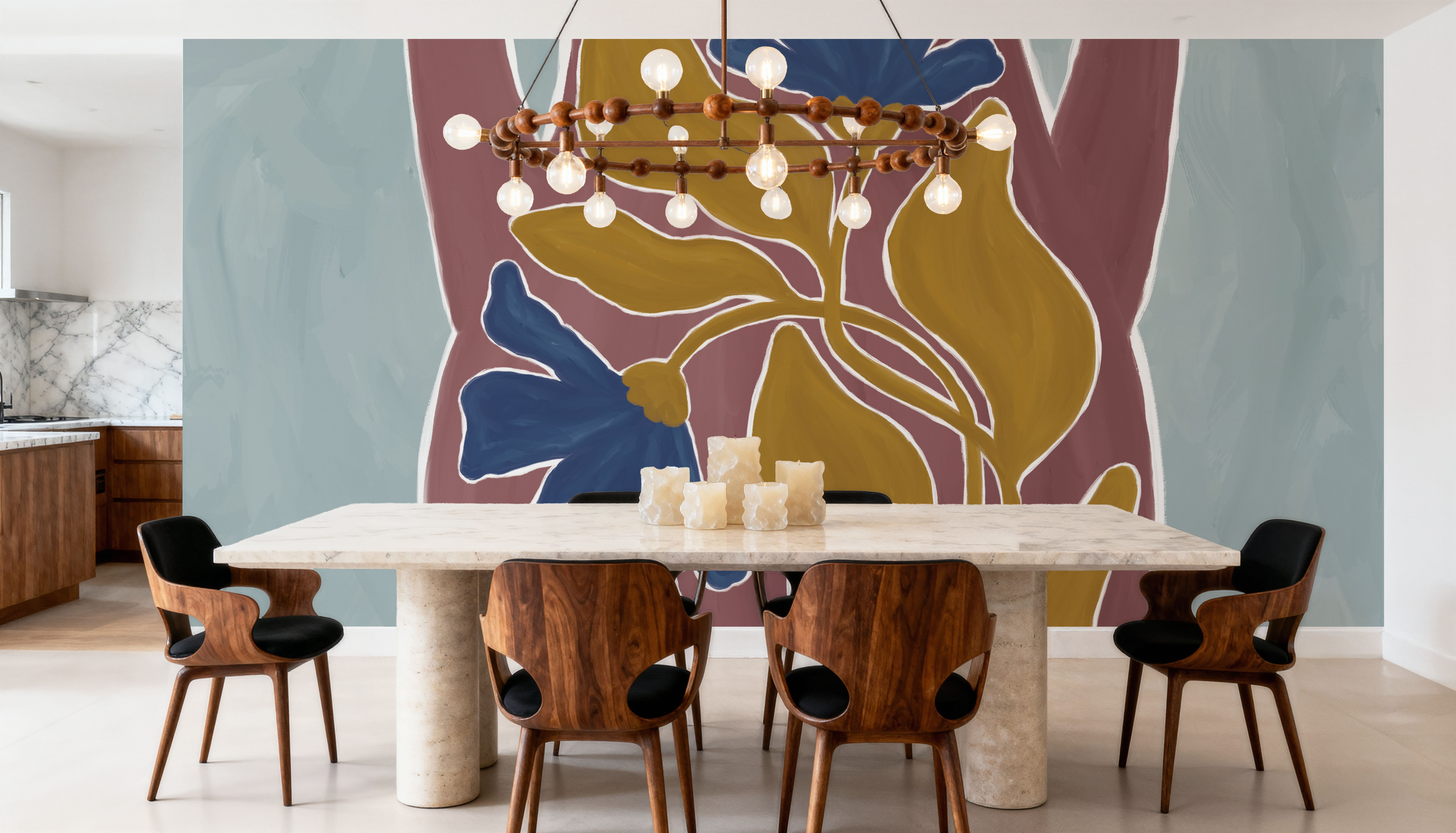 Modern Floral Vase II