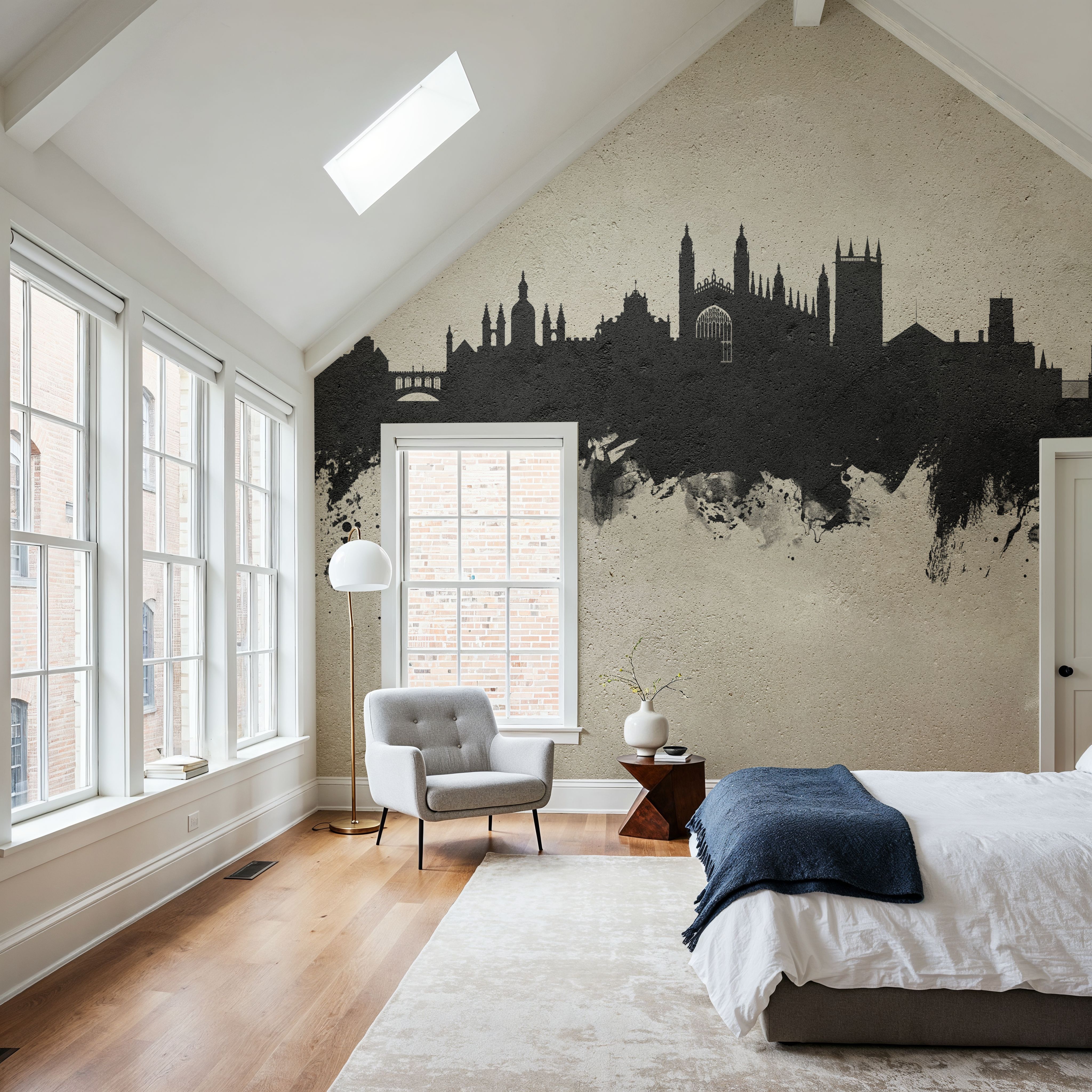 Cambridge England Skyline Concrete