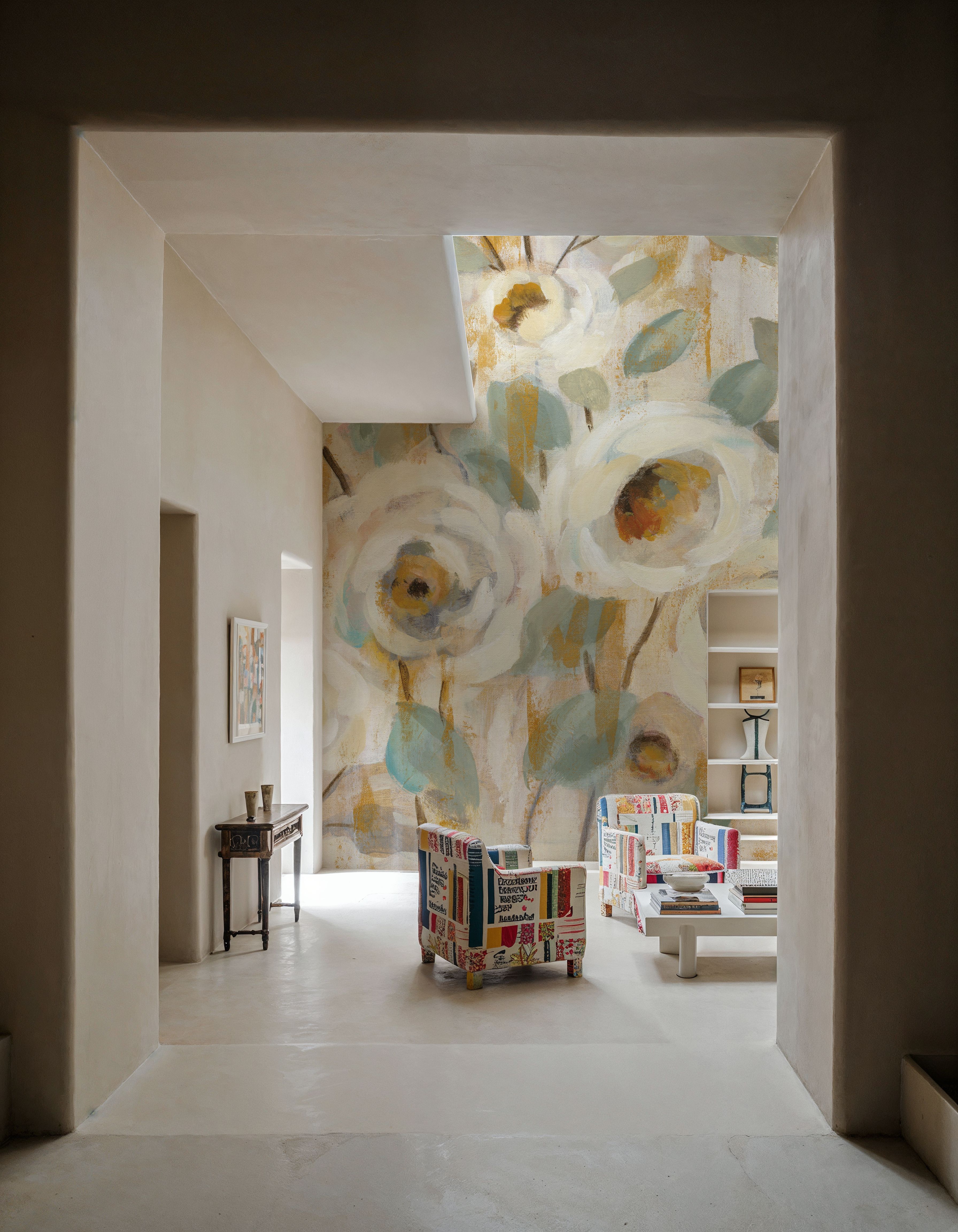 White Gold Sage on Canvas