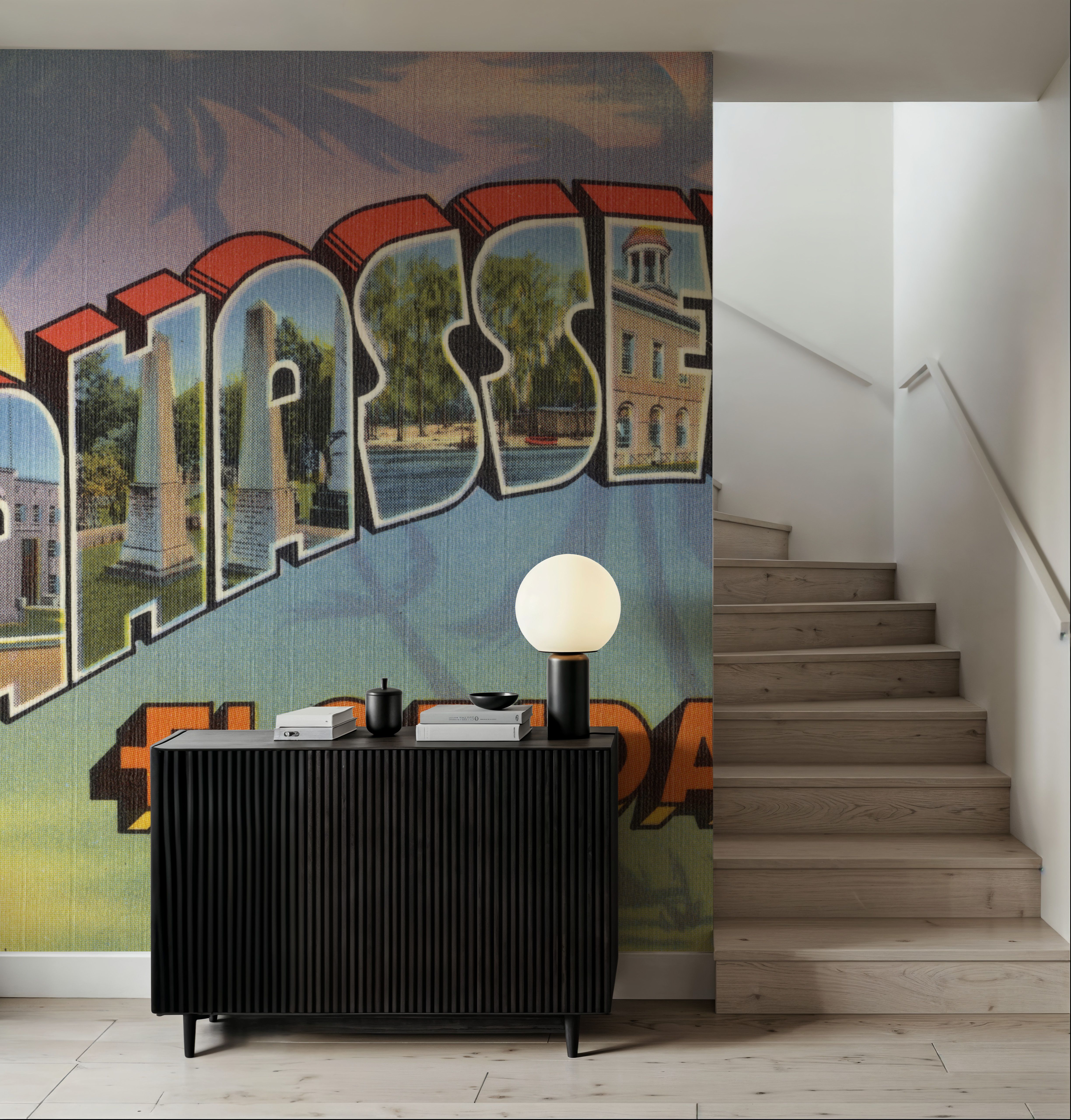 Greetings from Tallahassee - Screenprint Postcard