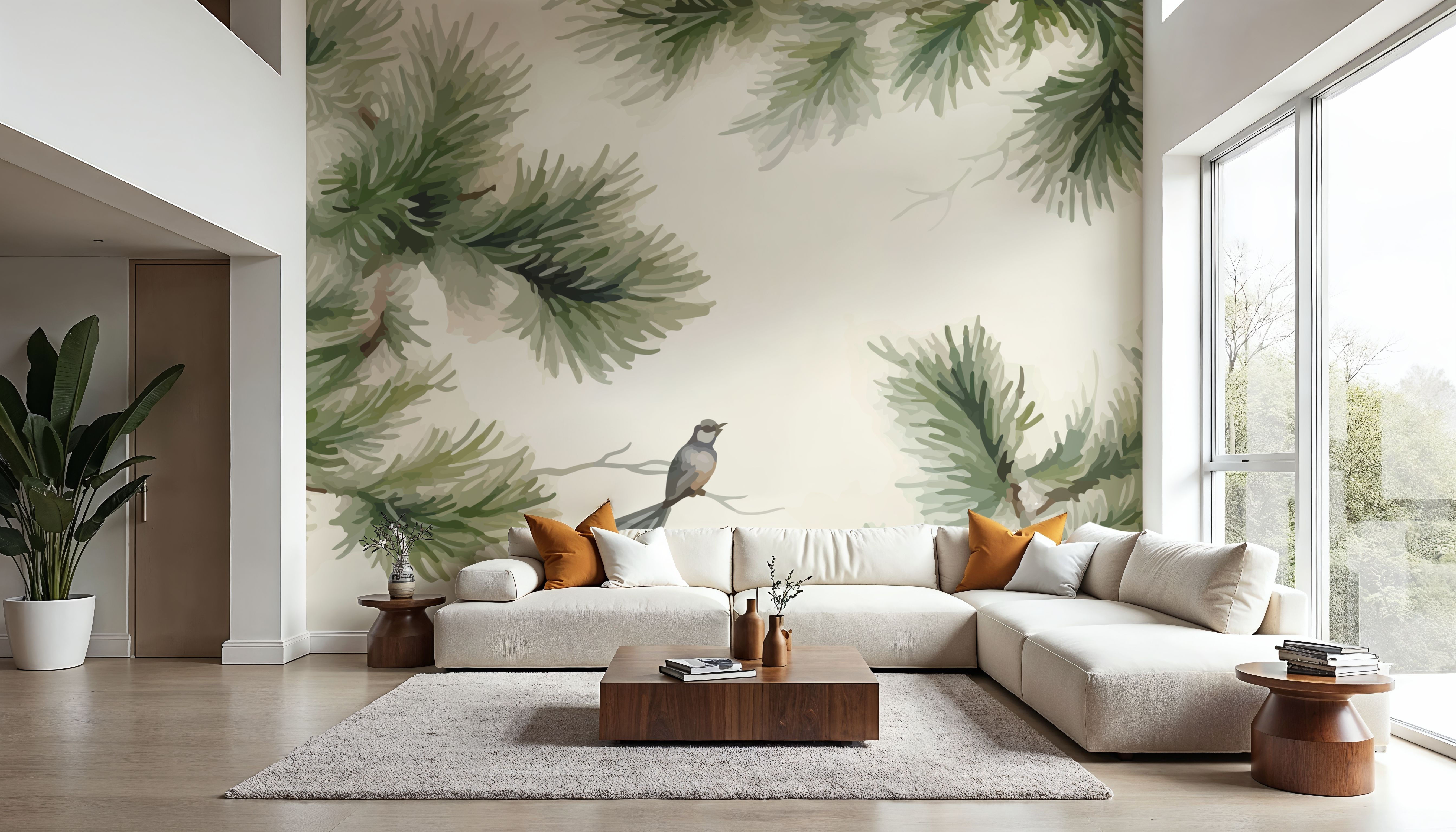 Digital Bird, Papier peint