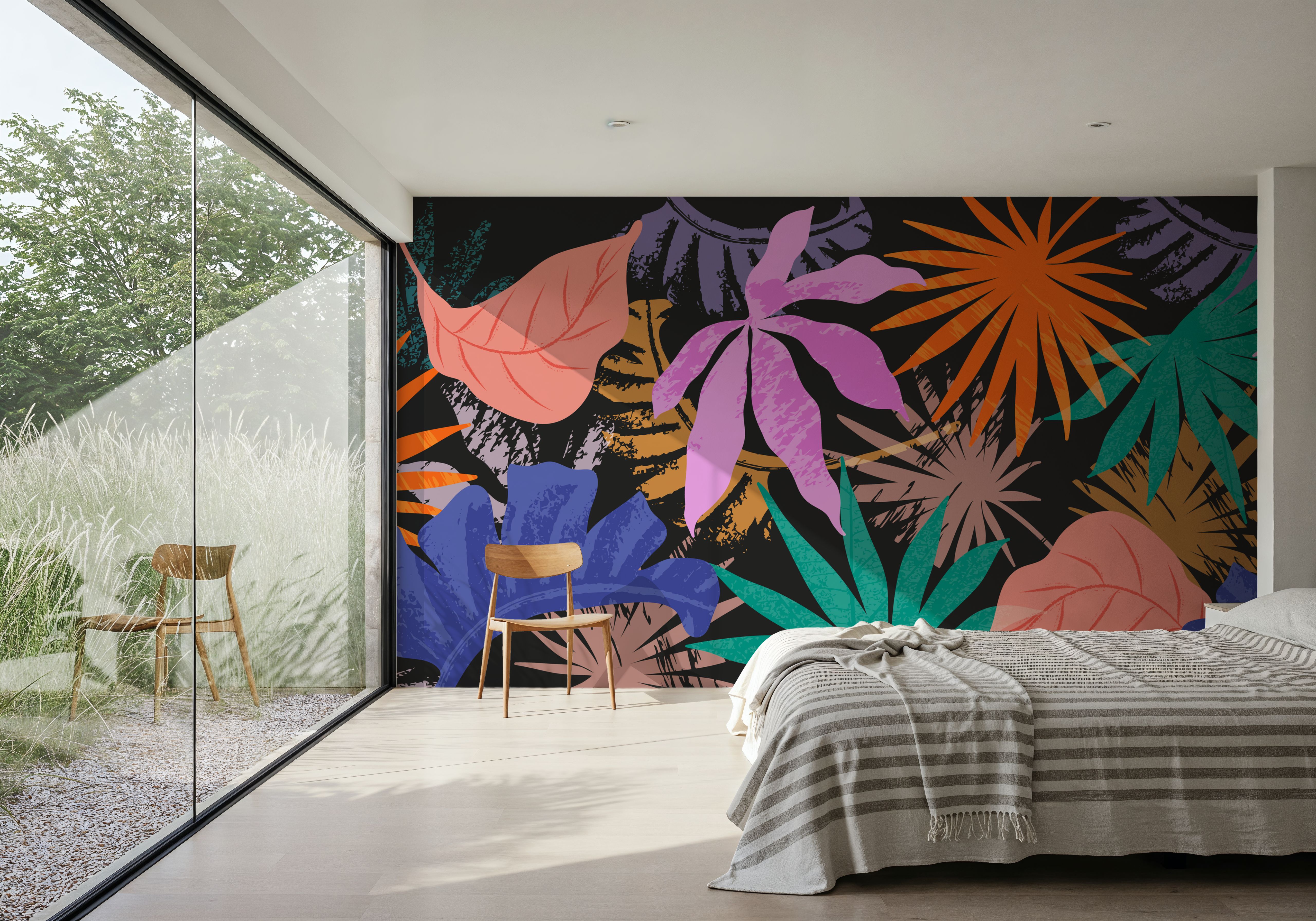 Paradise Plants, Behang