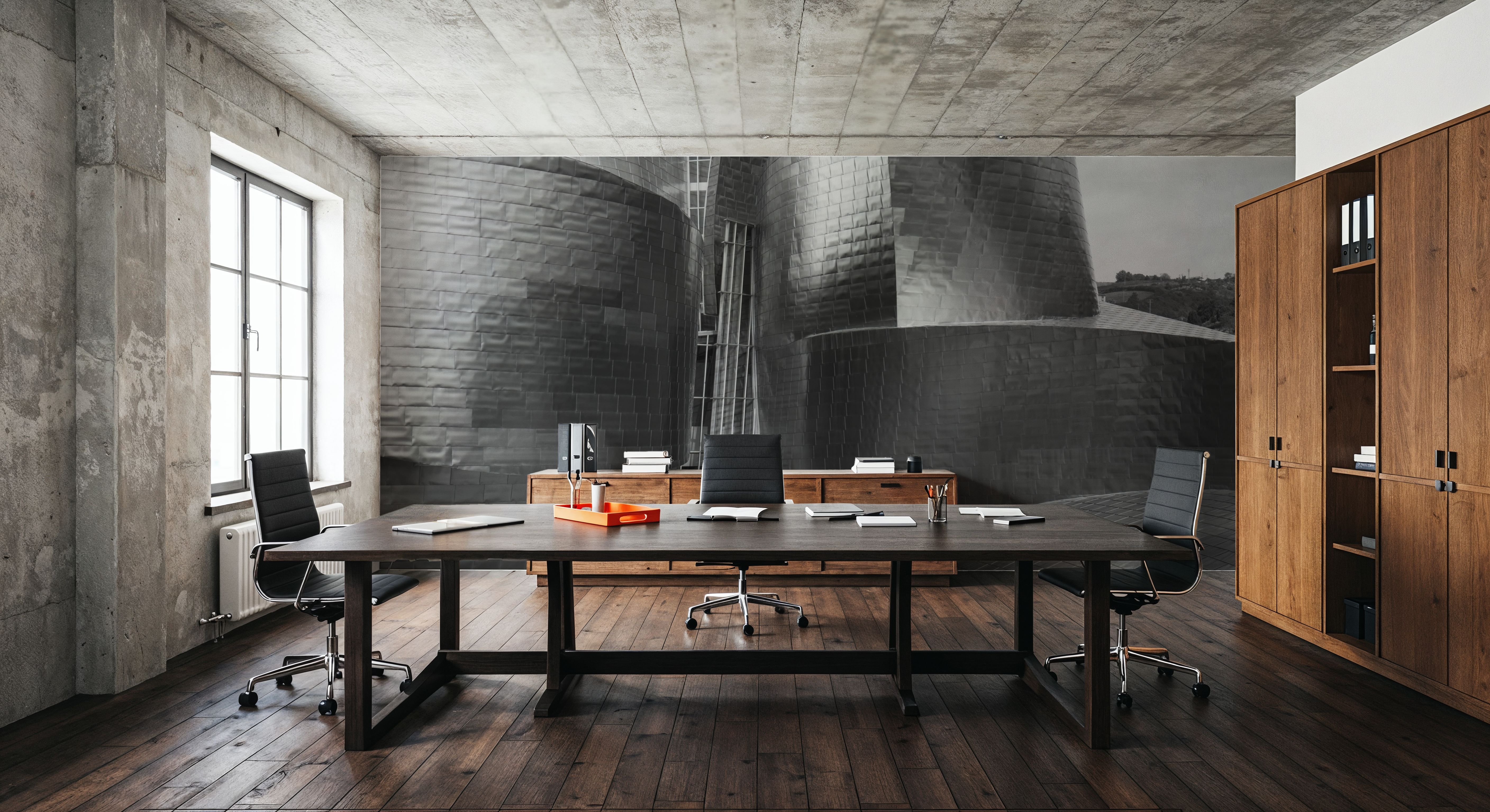 Liquid Metal Façade, Papier peint