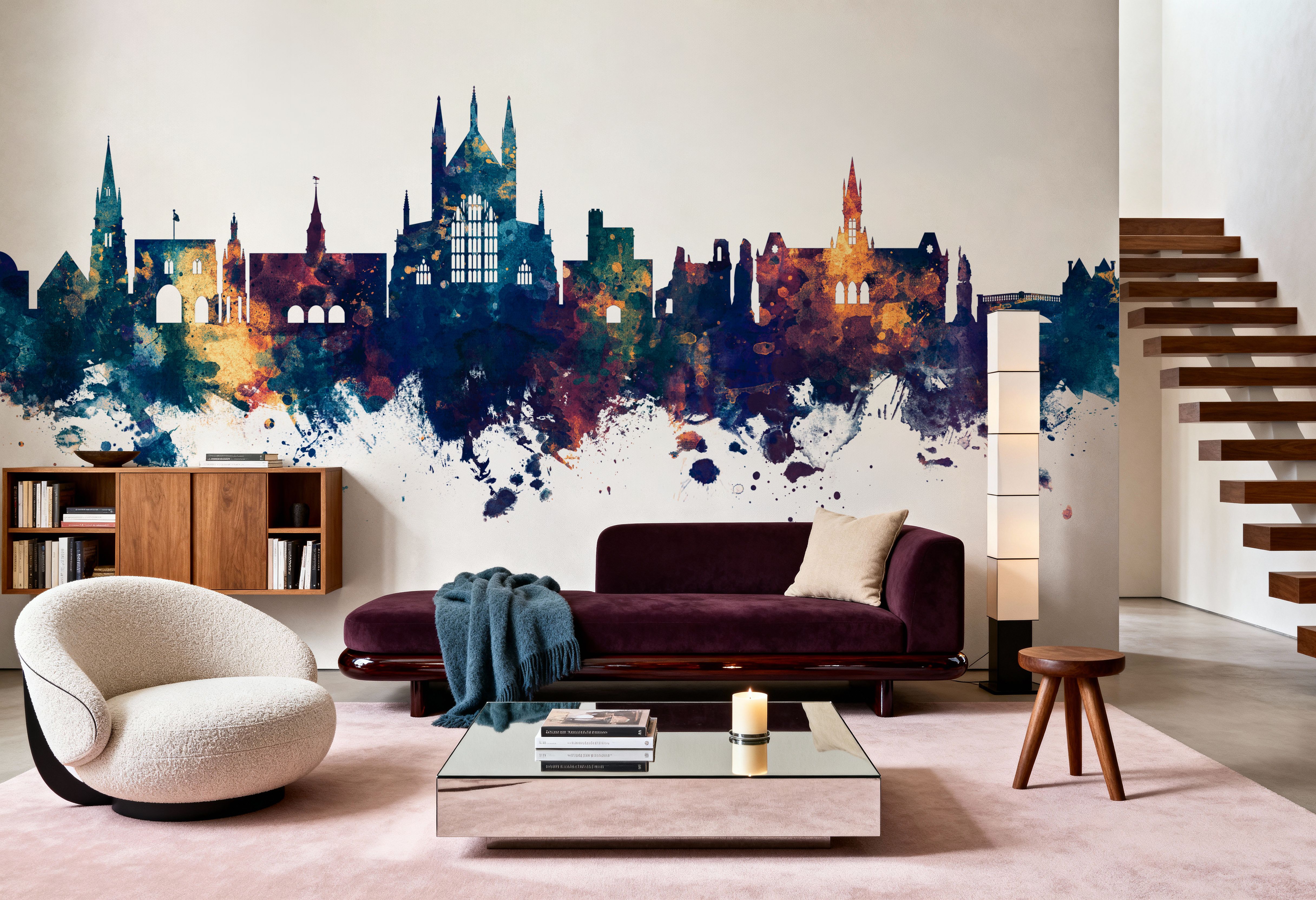 Winchester England Skyline Blue & Bronze