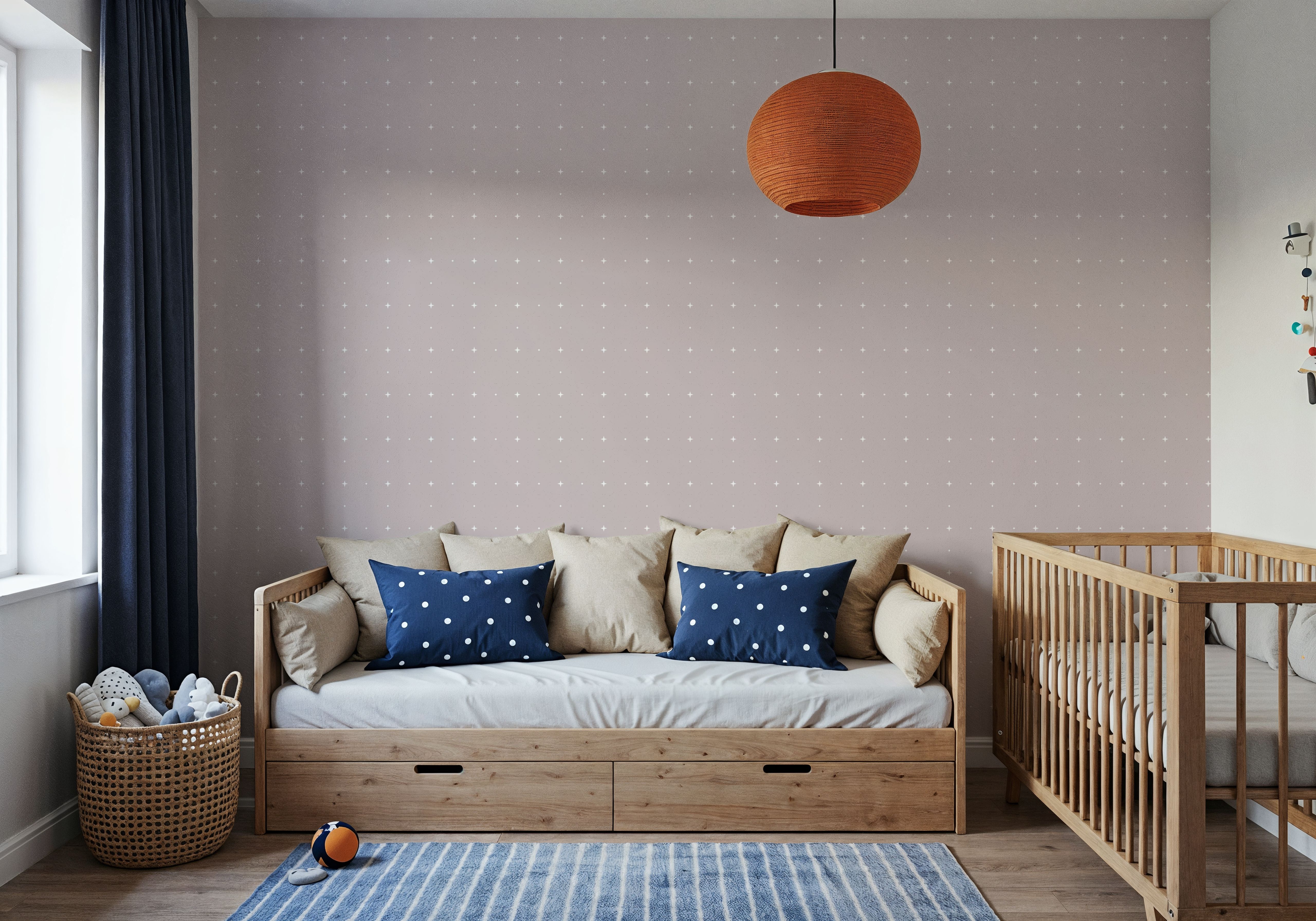 Zelij Stars On Beige