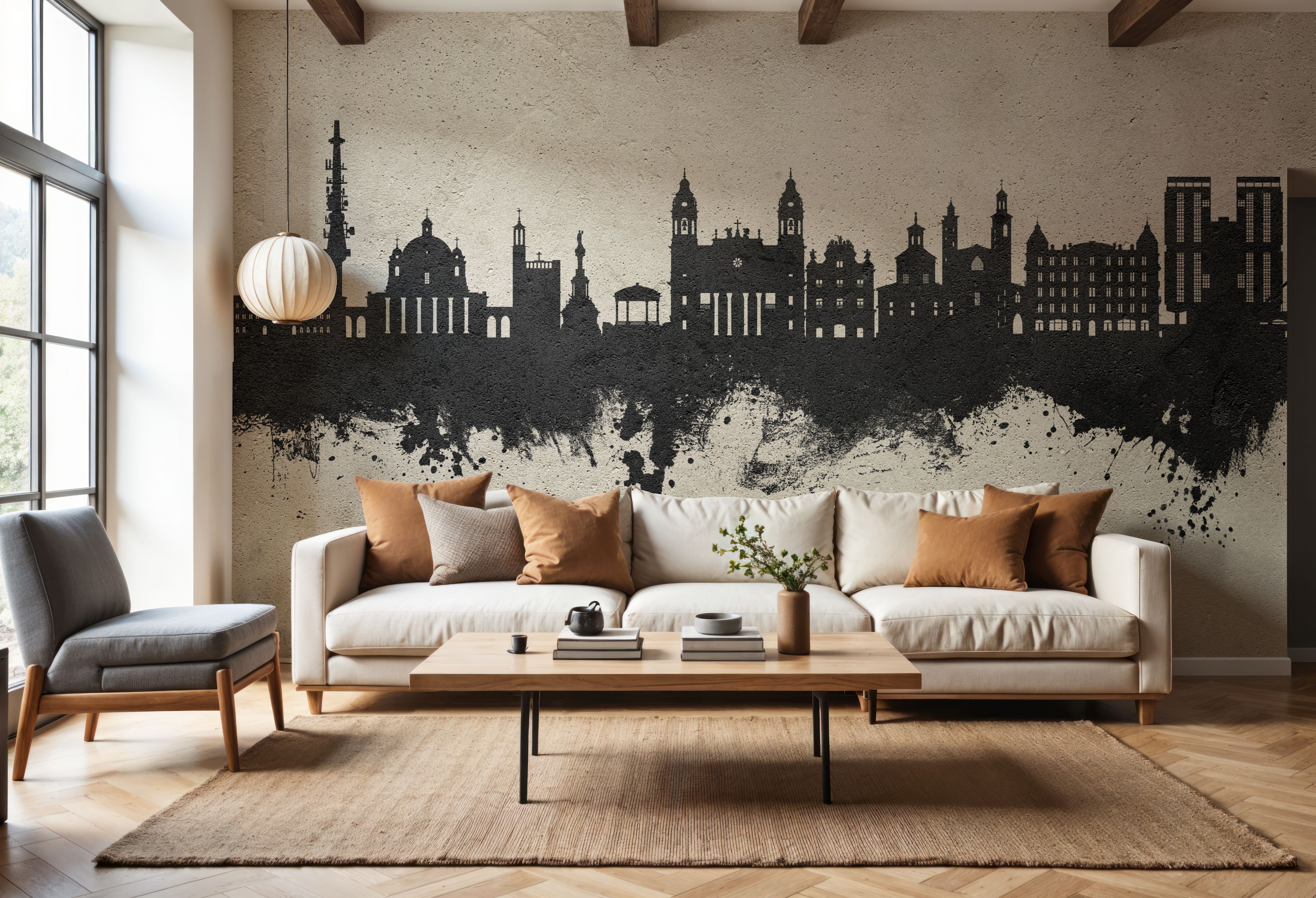Pamplona Spain Skyline Concrete