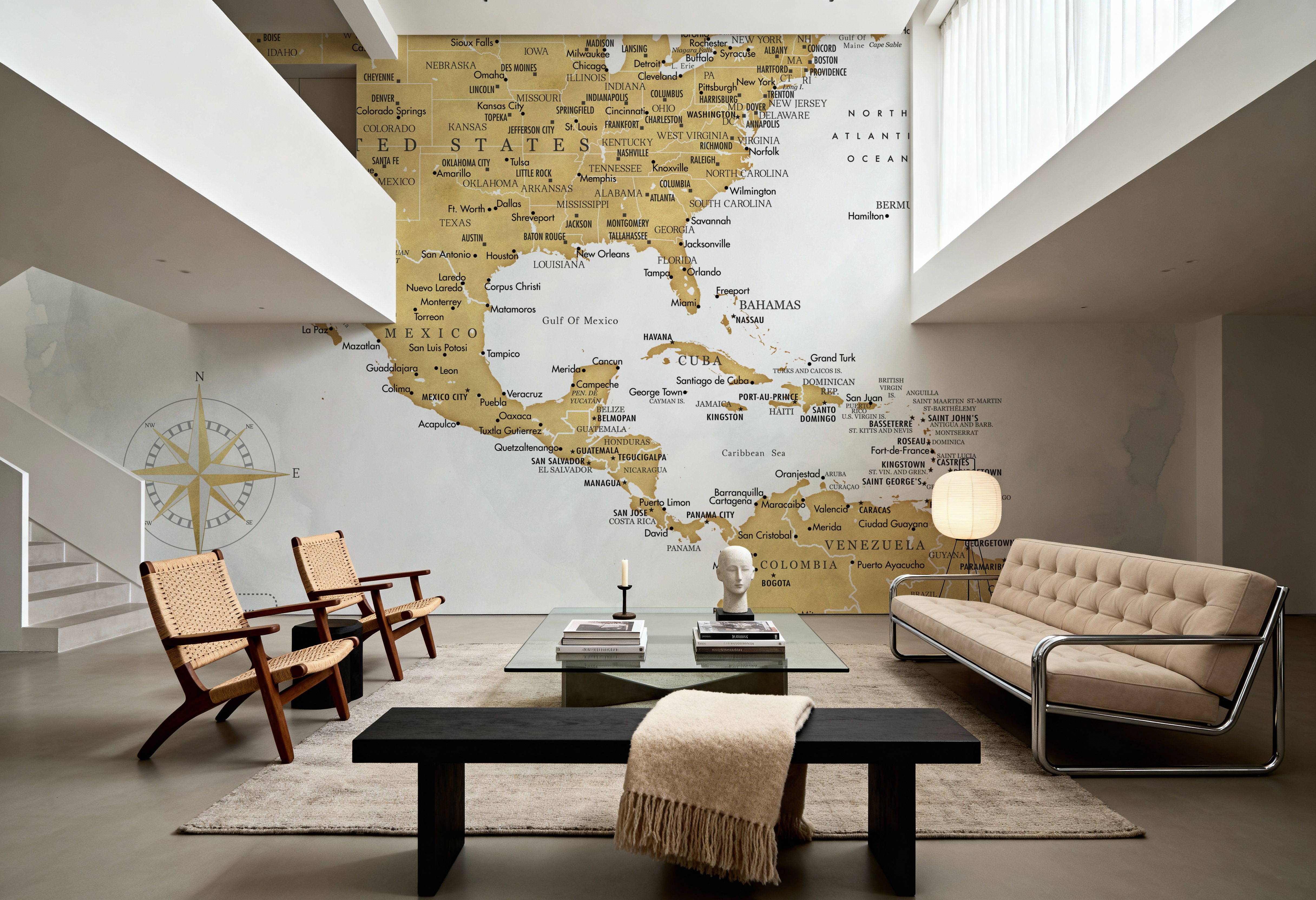 US Mexico Caribbean Map - Rosie Wash