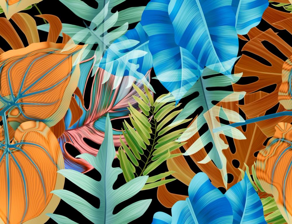 Stylish Tropics Print