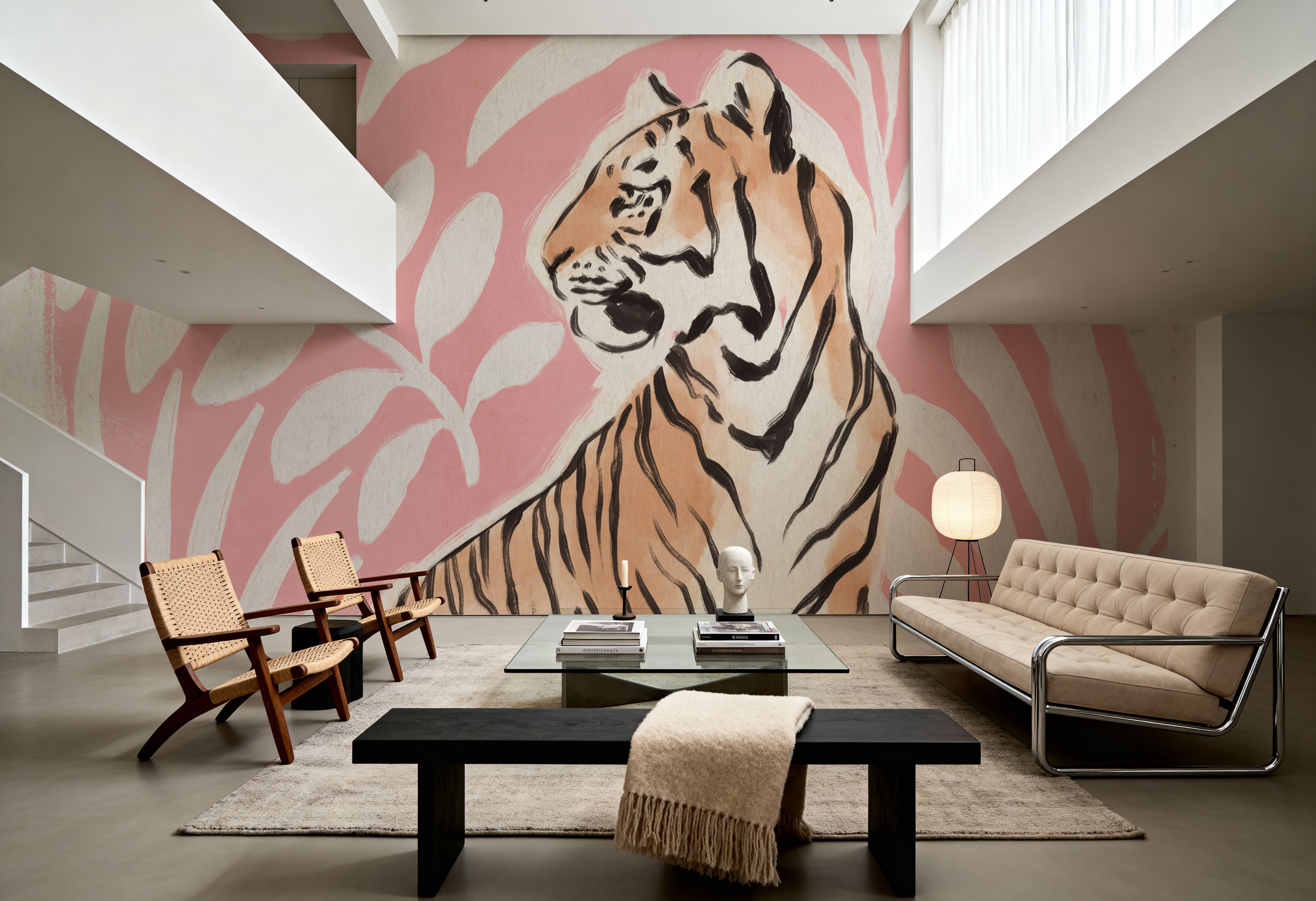 Jungle Cats II Pink