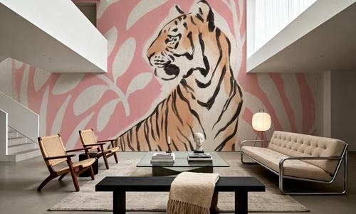 Jungle Cats II Pink