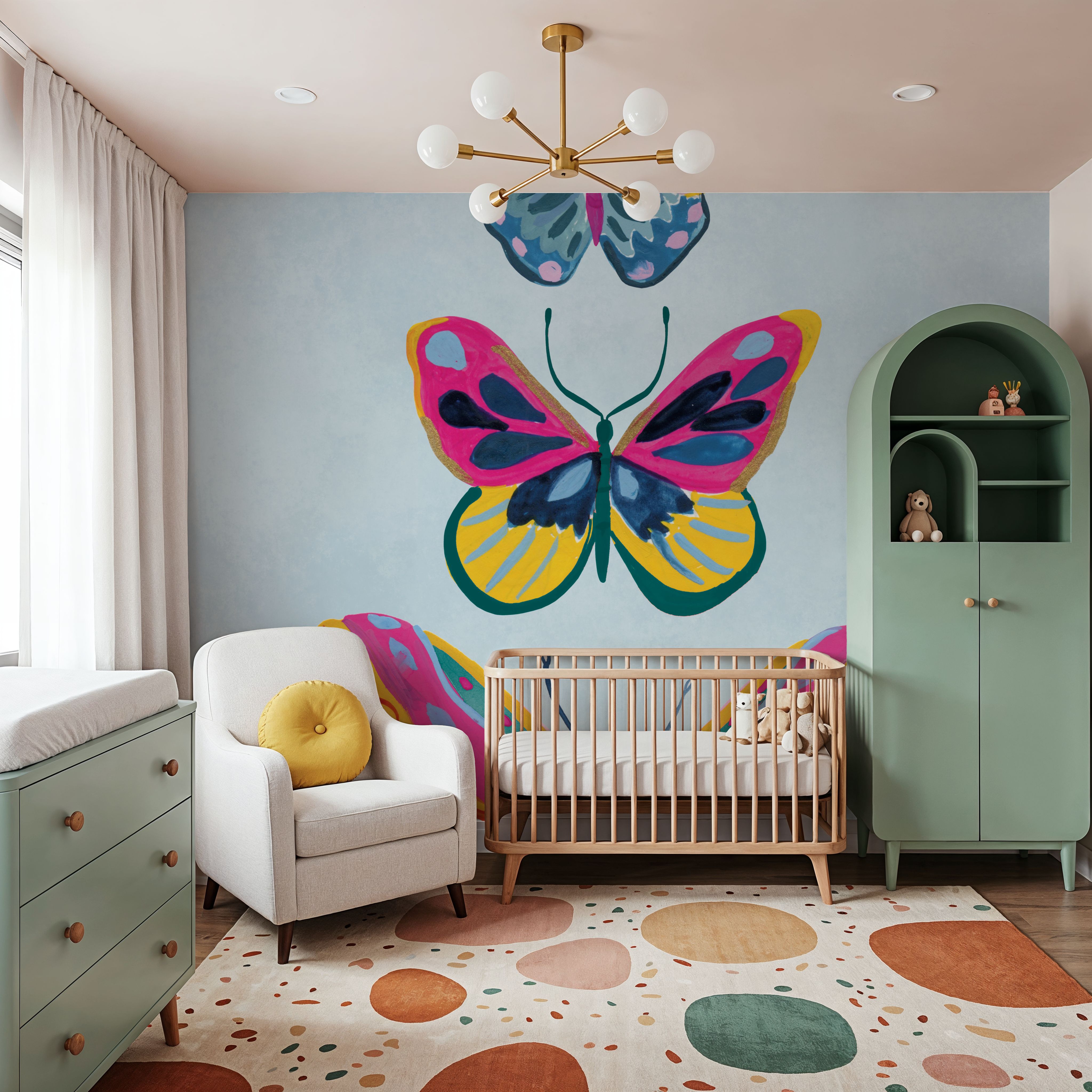 Fluttering I Blue