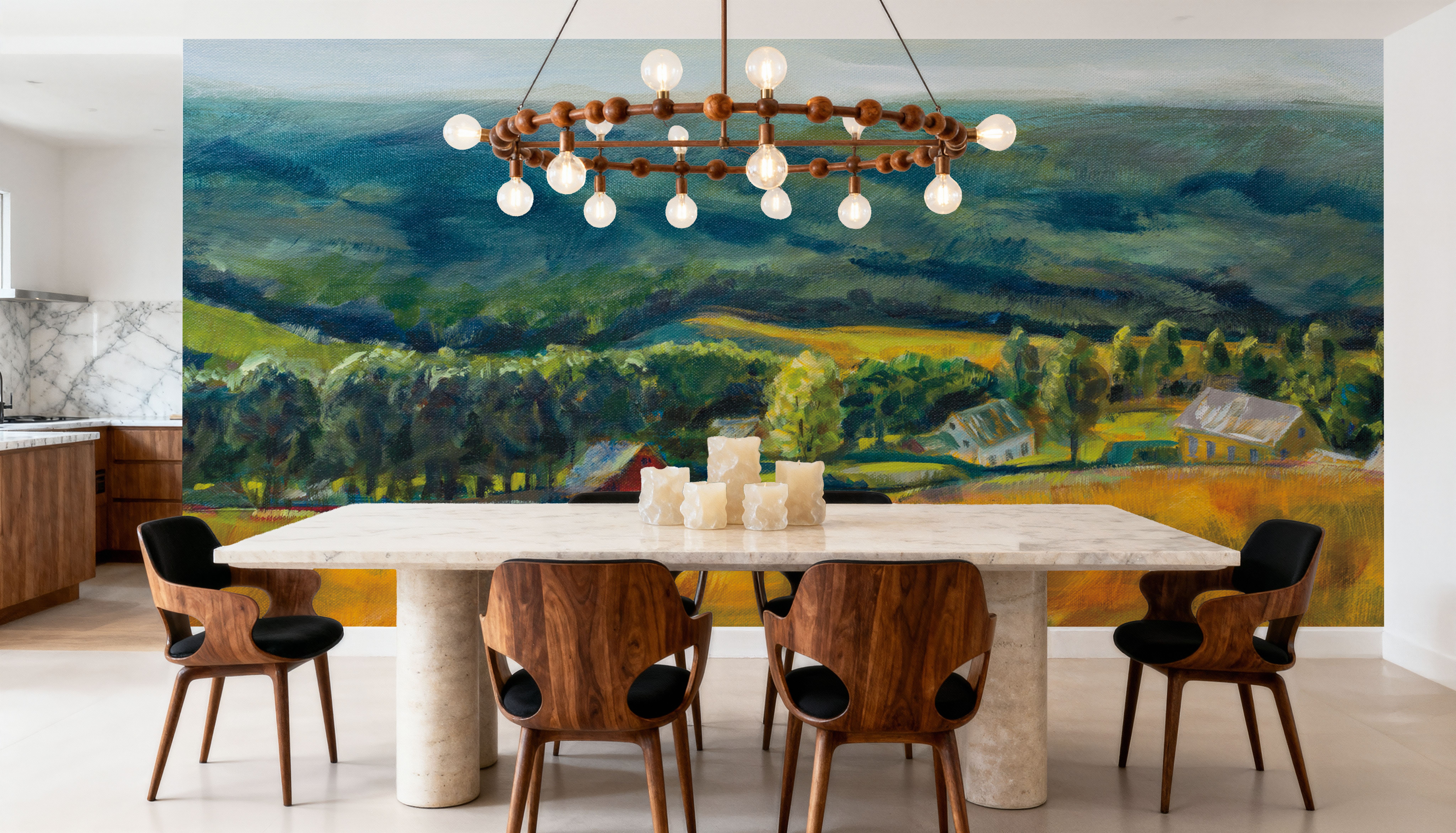 Hidden Village, Papier peint