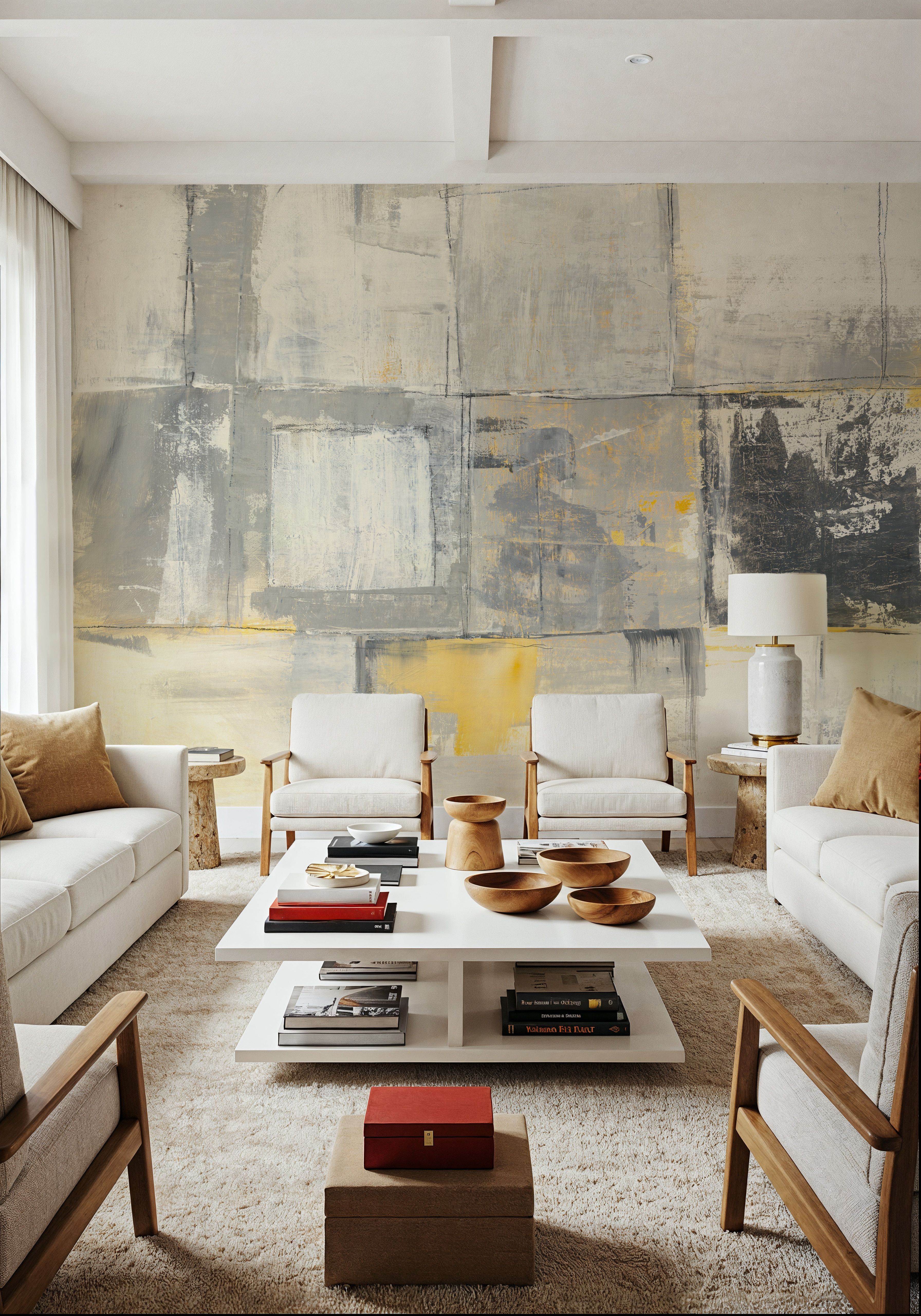Gray and Yellow Blocks I