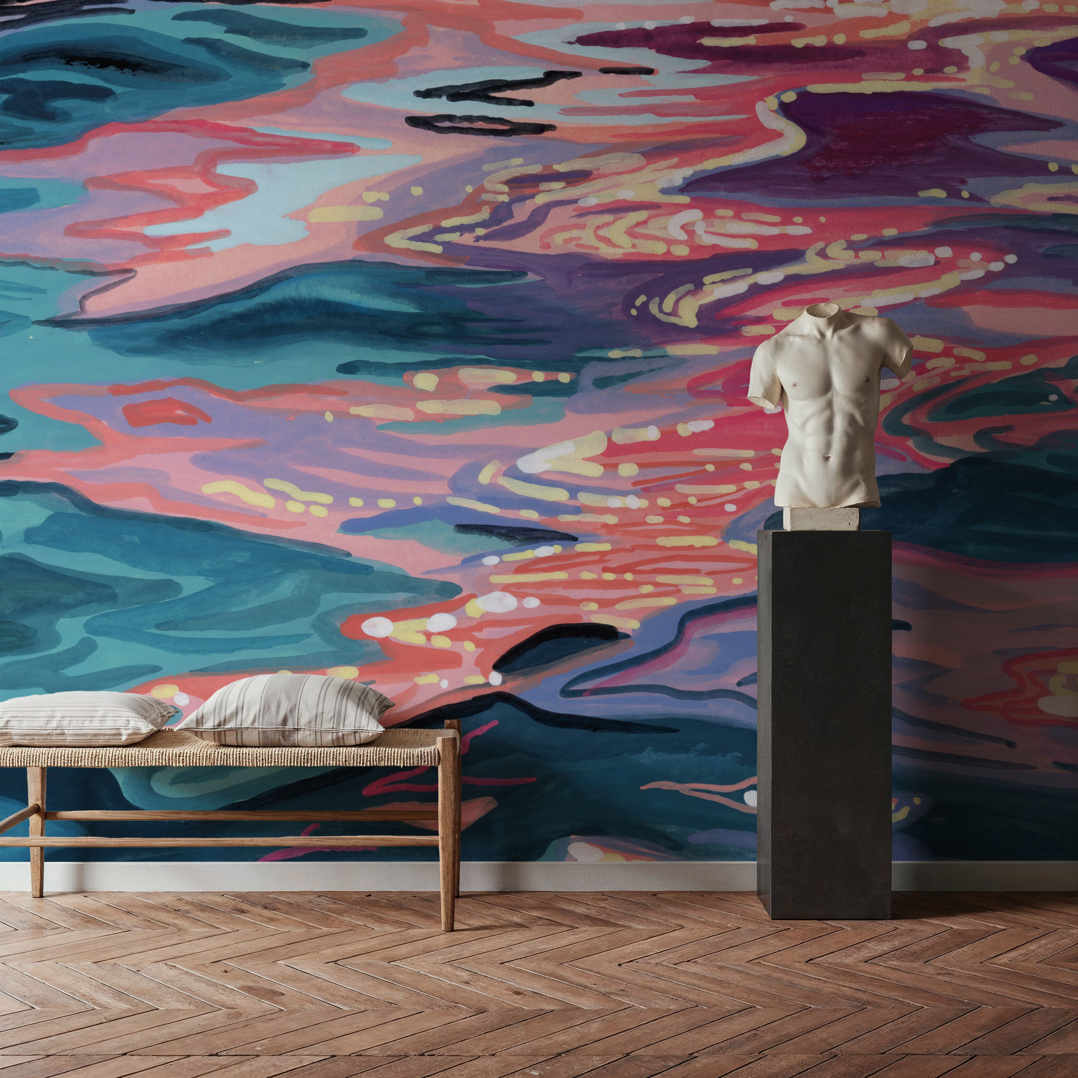 Sunset Reflections on Water