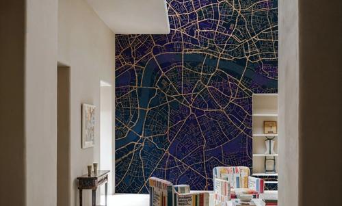 Central London Blue & Gold