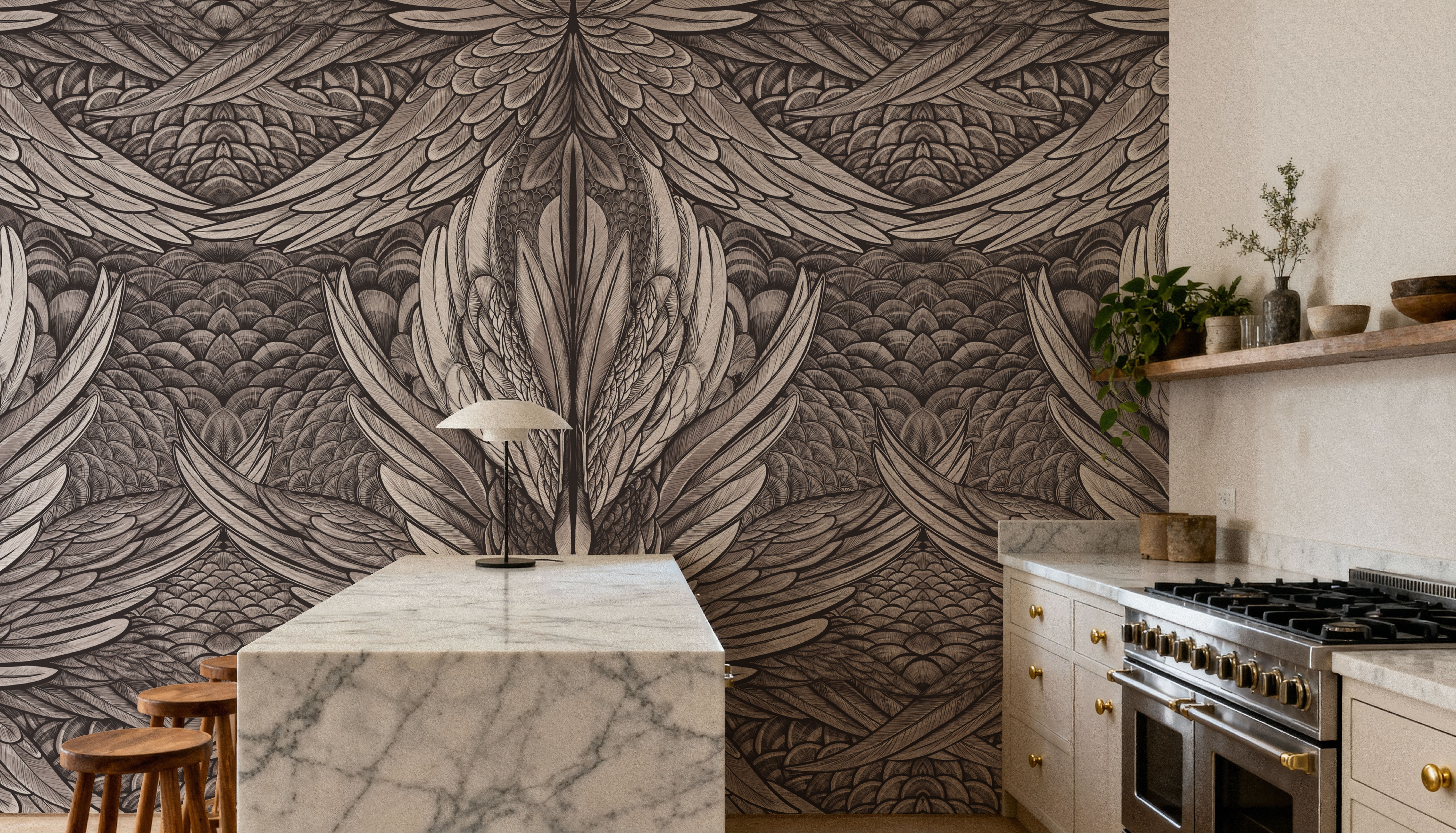 Irridescent Black&White