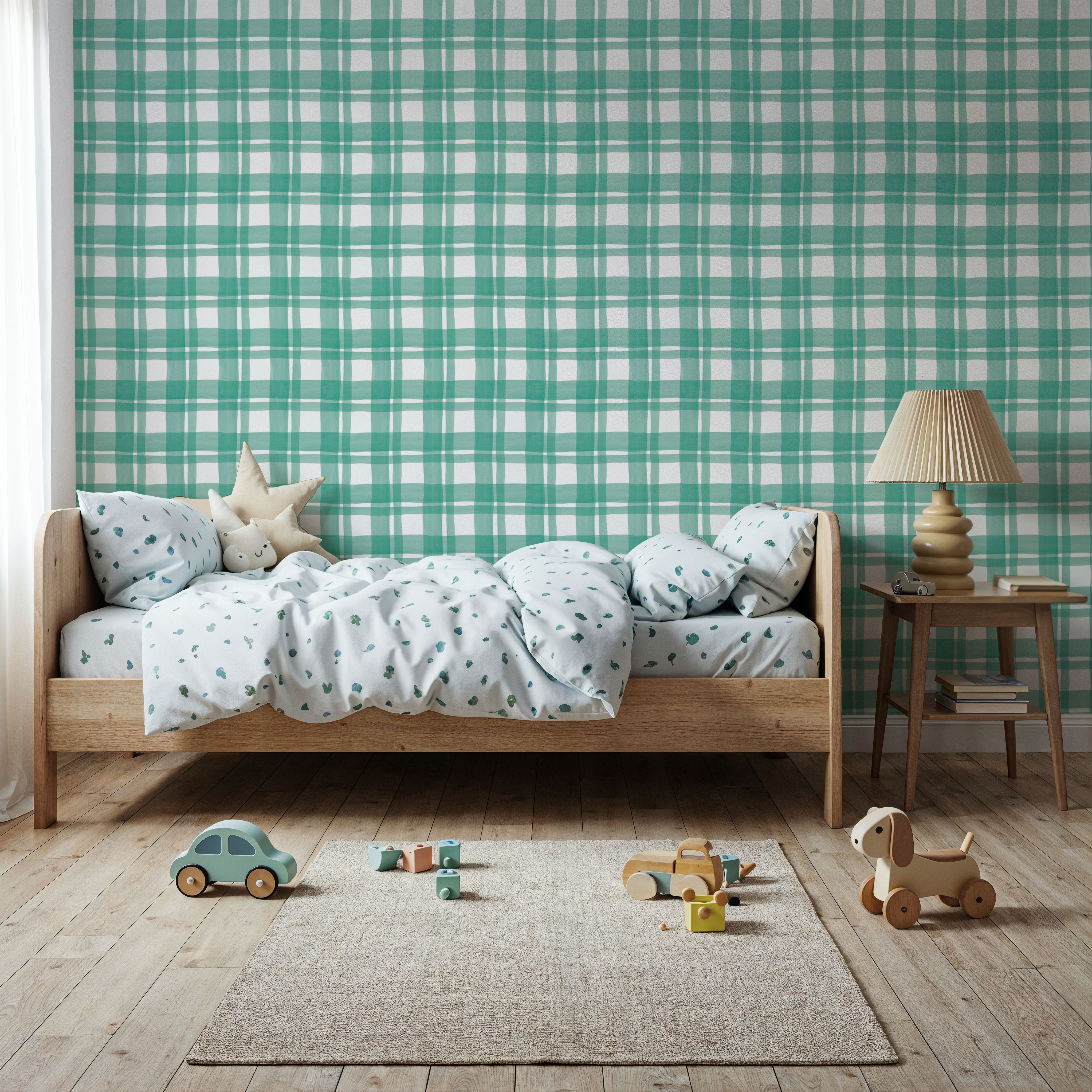 Summer Plaid Turqouise