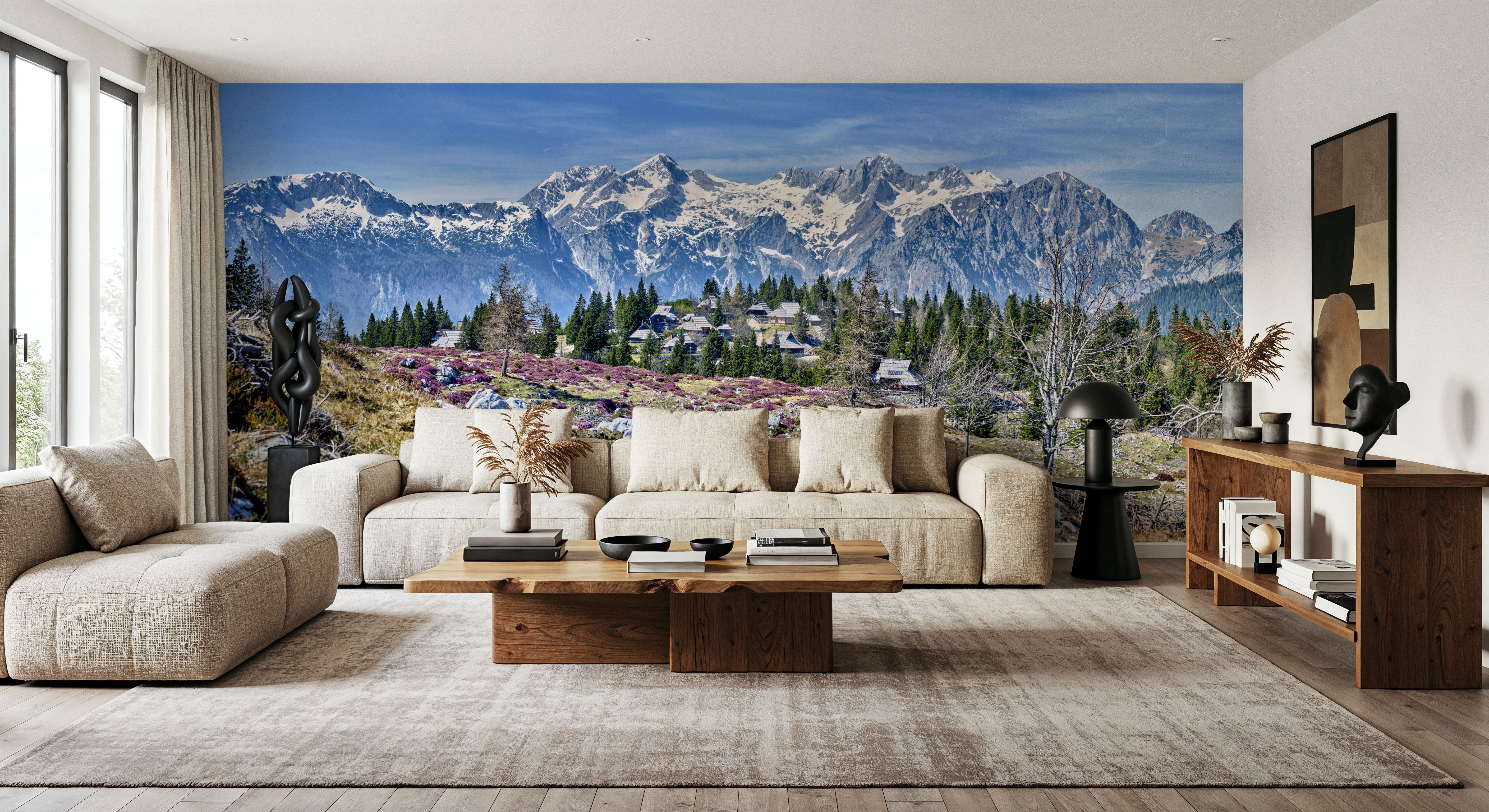 Alpine Serenity, Tapeten