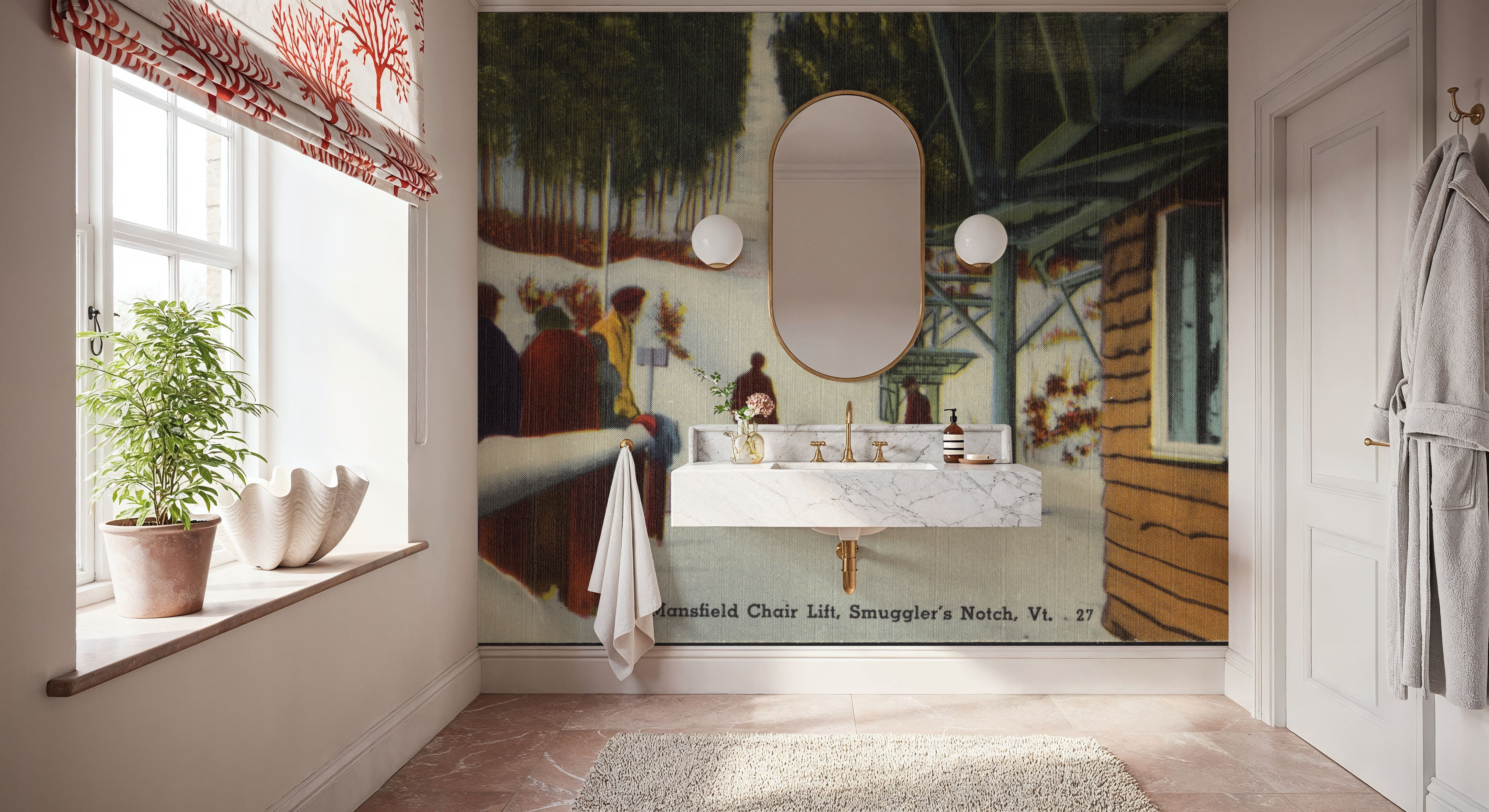 Greetings from Smuggler's Notch - Screenprint Postcard