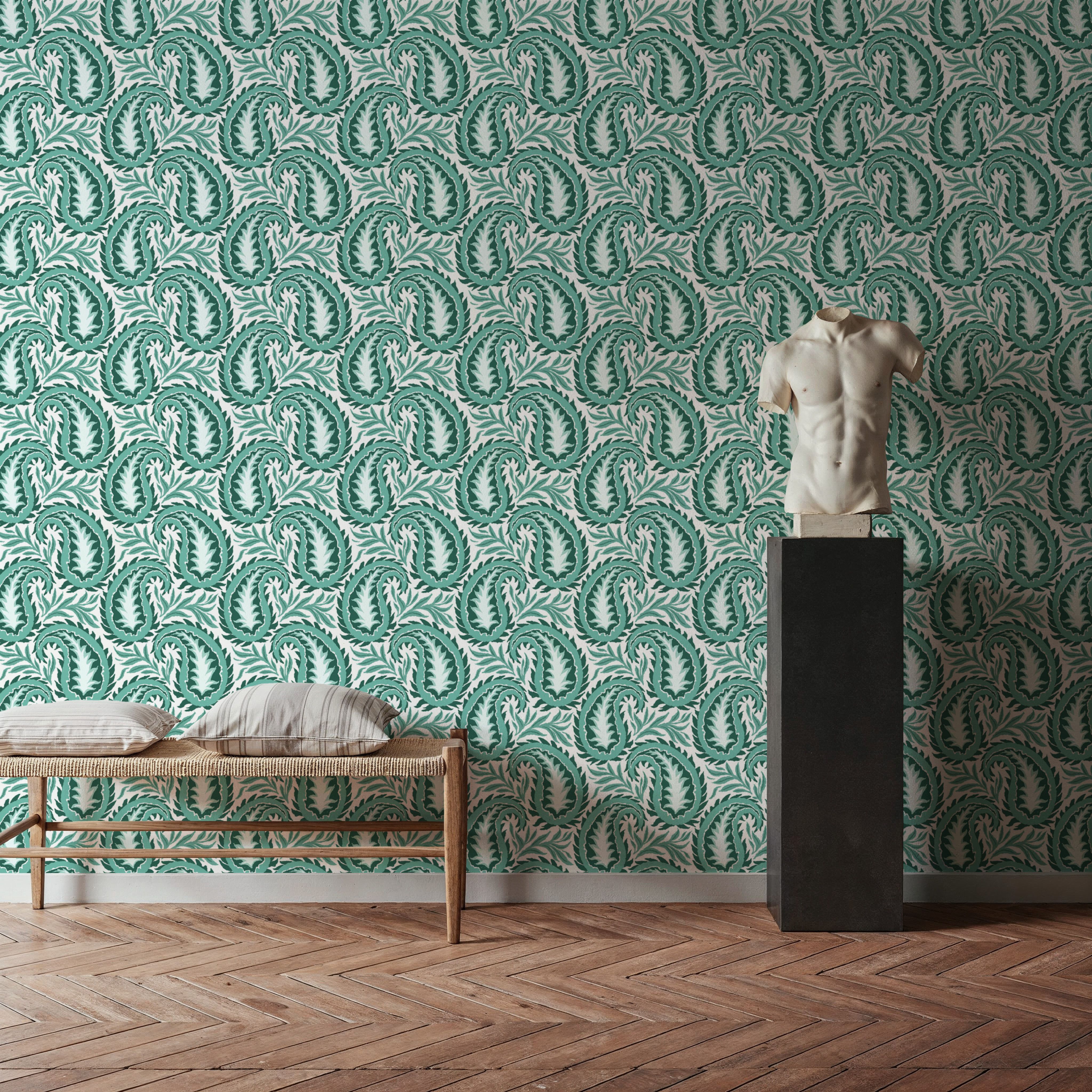Botanical Paisley, Turqouise