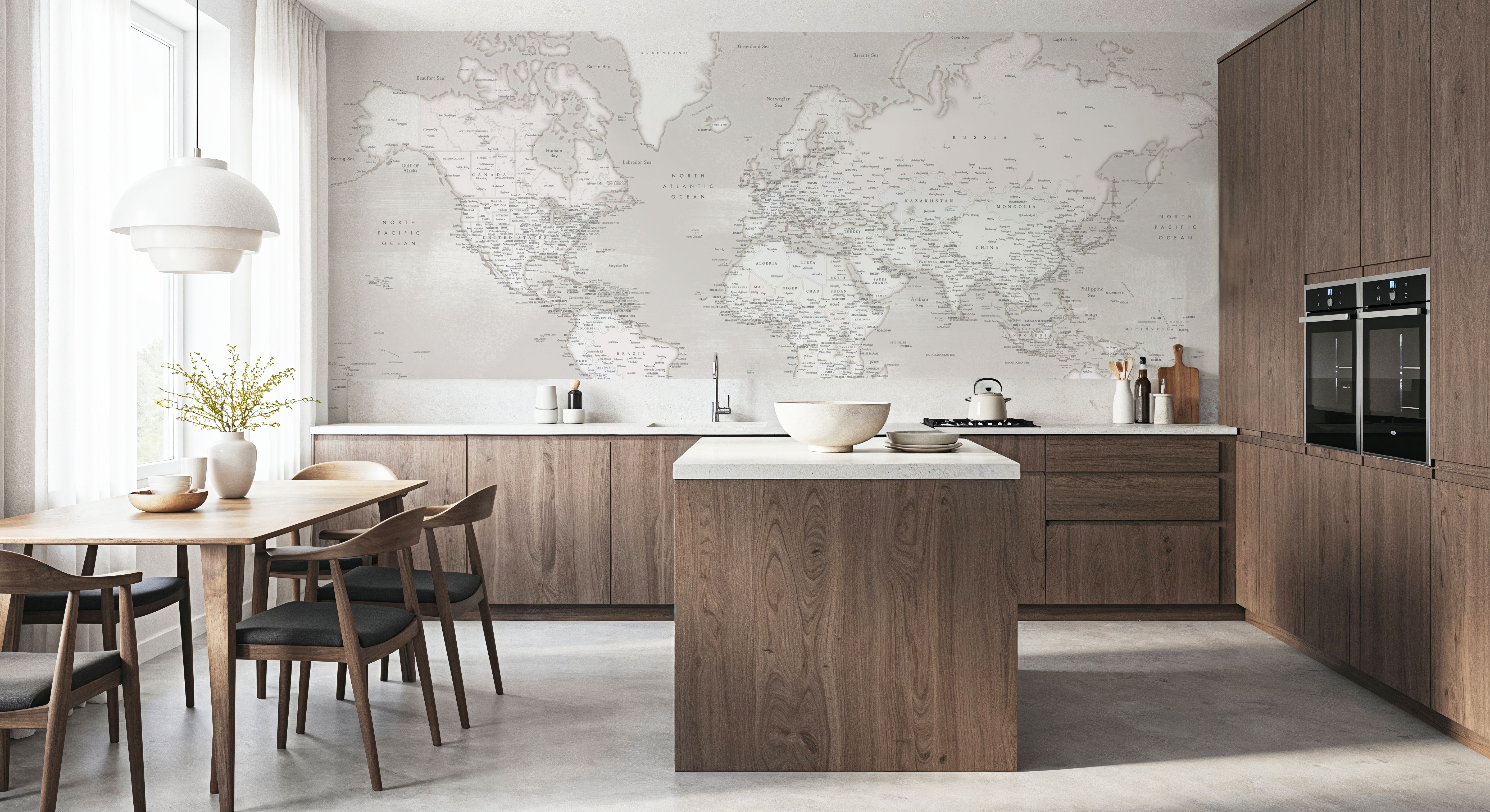 World Map Cities - Maeli Warm