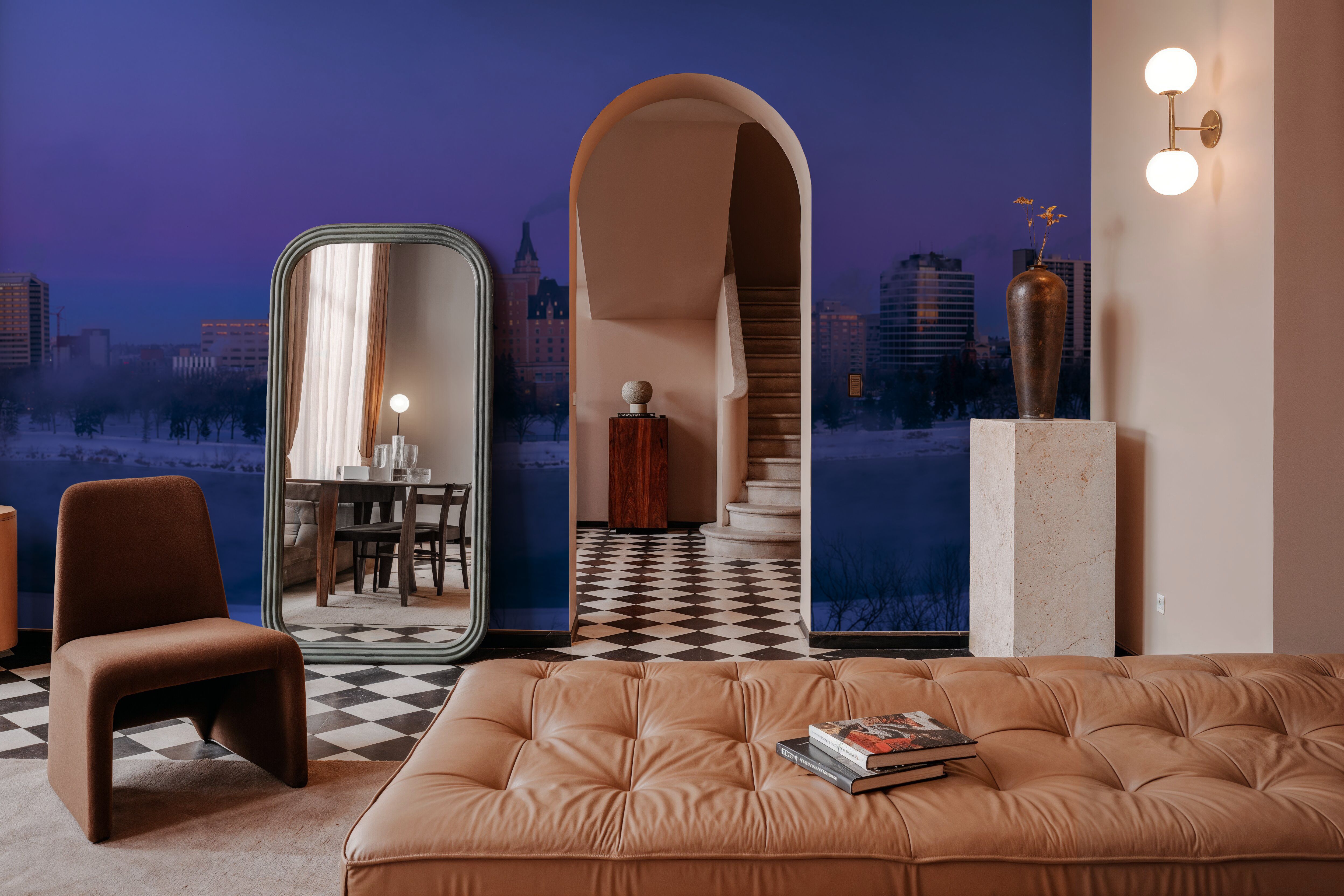 Saskatoon Skyline in Winter