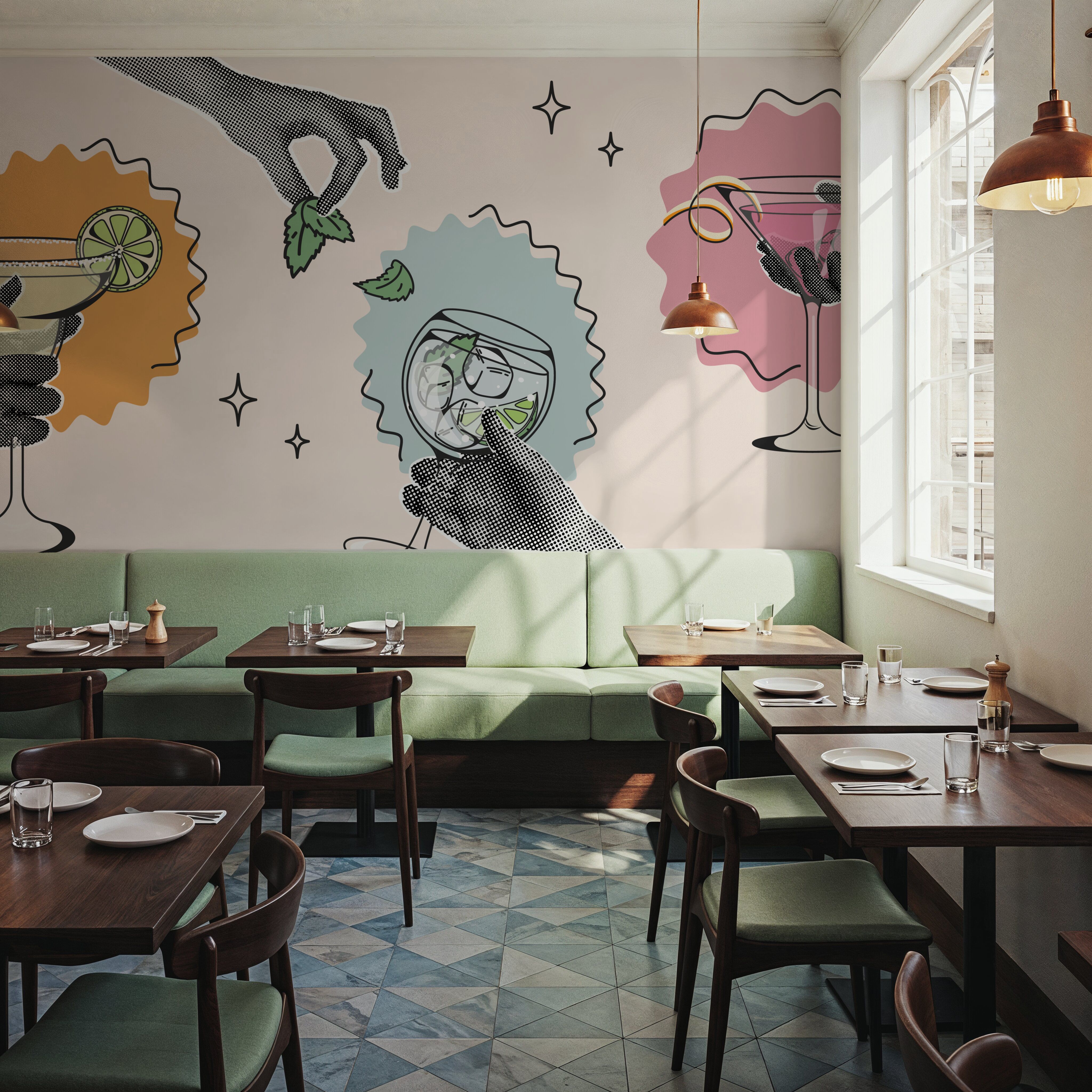 Retro Glamour Drinks