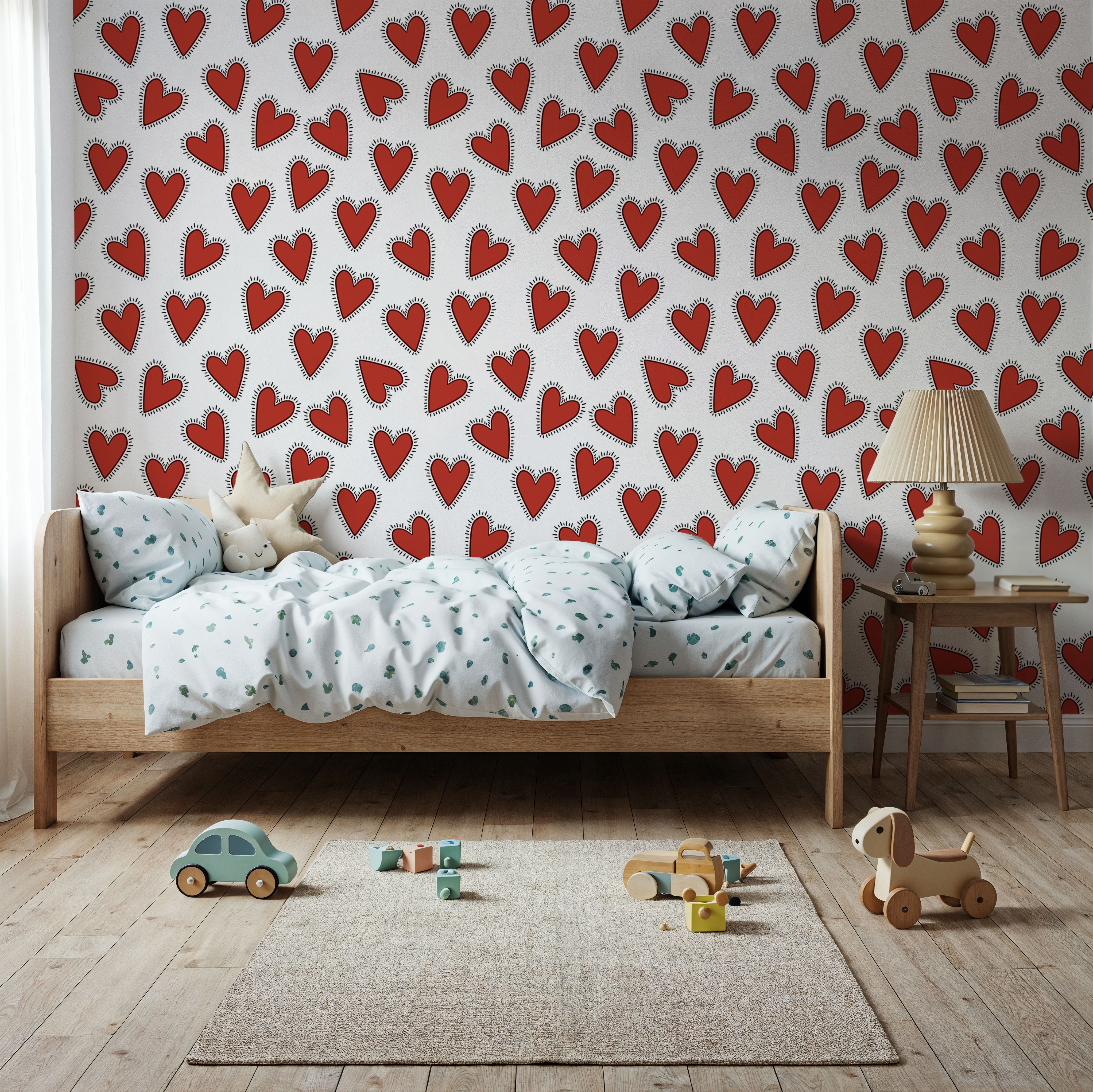 Iconic Pop Hearts, Red