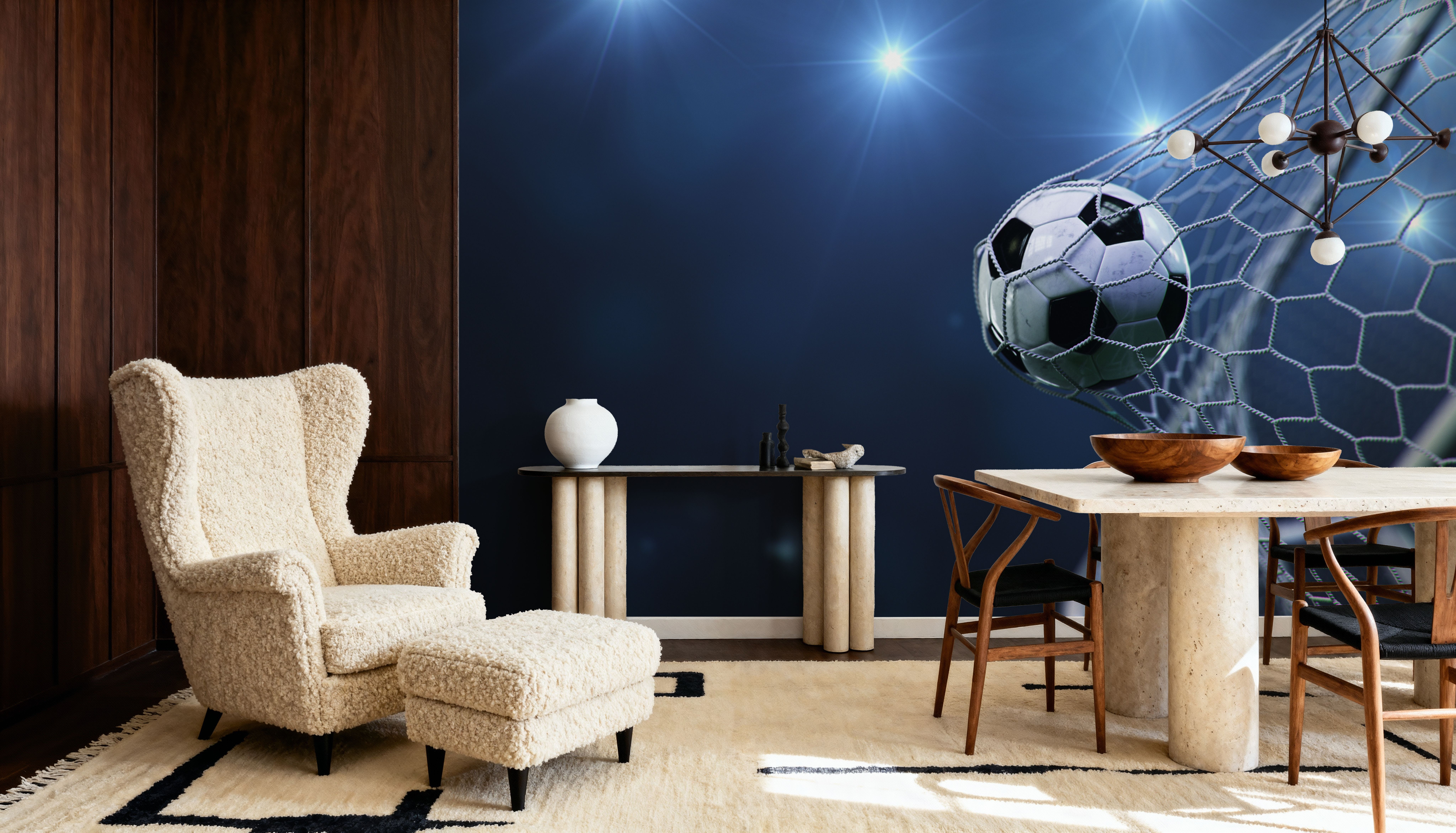 Scoring Under the Lights, Papier peint