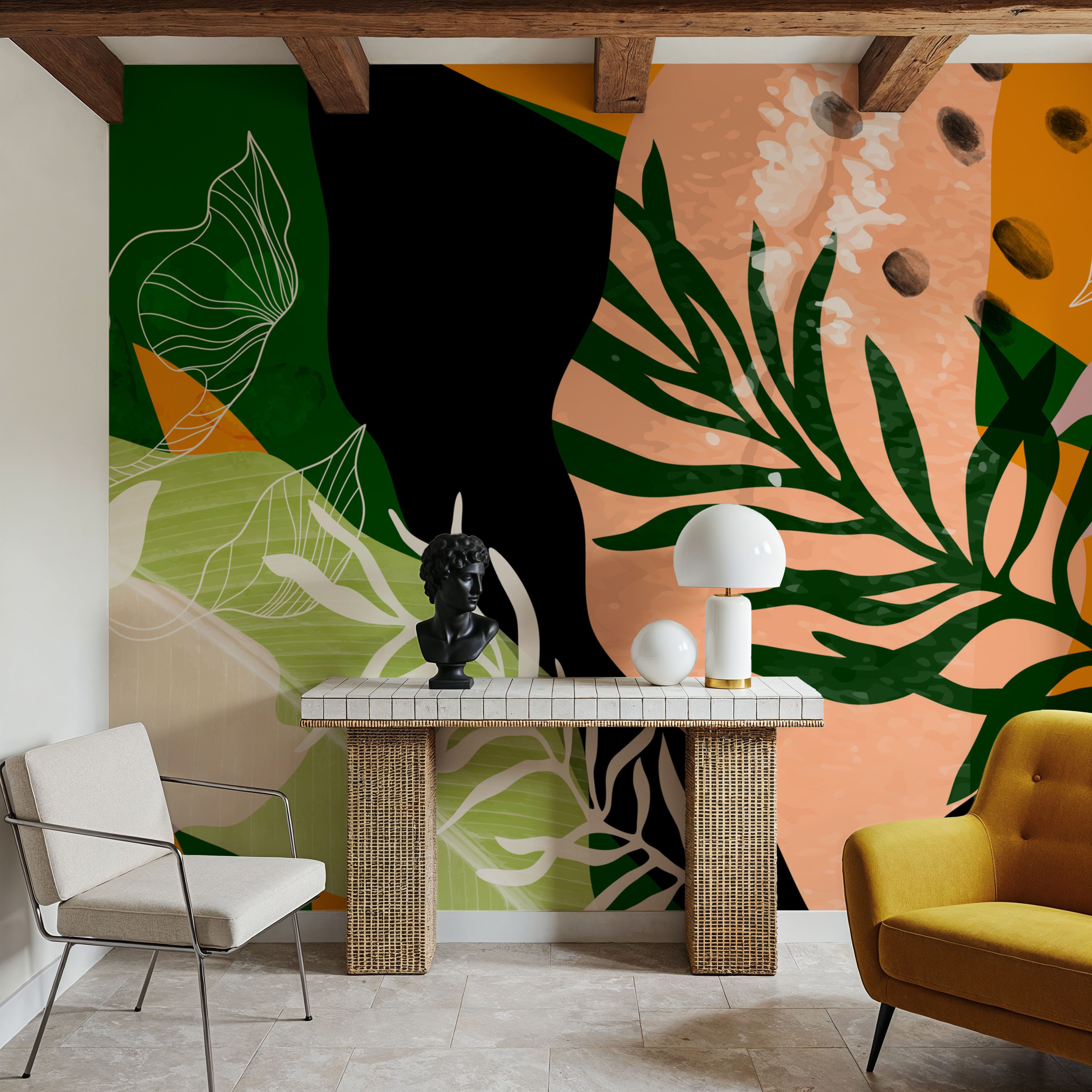 Graphic Leaves & Bold Colors