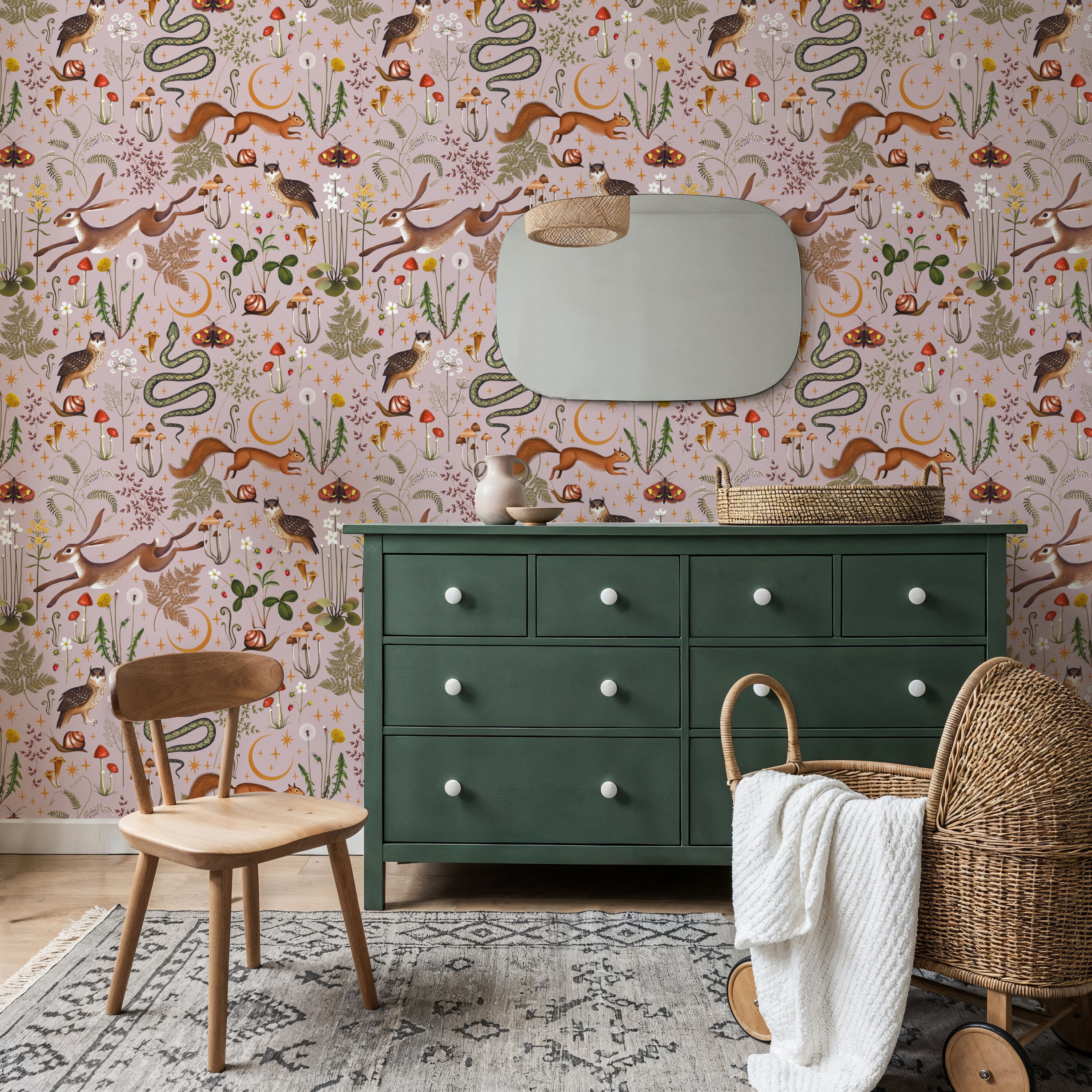 Fantasy Forest - Dusty Pink