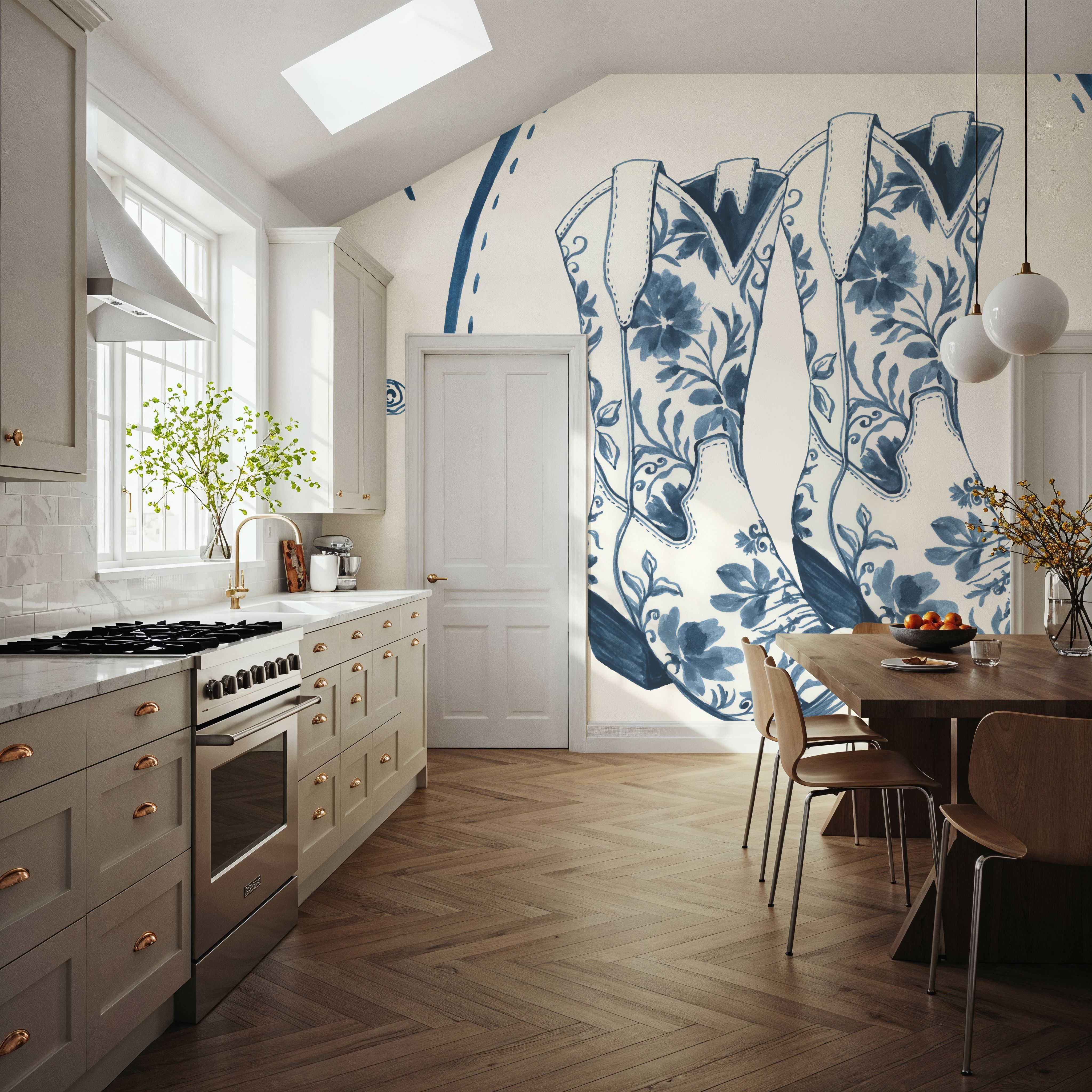 Chinoiserie Cowgirl I