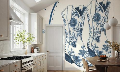 Chinoiserie Cowgirl I