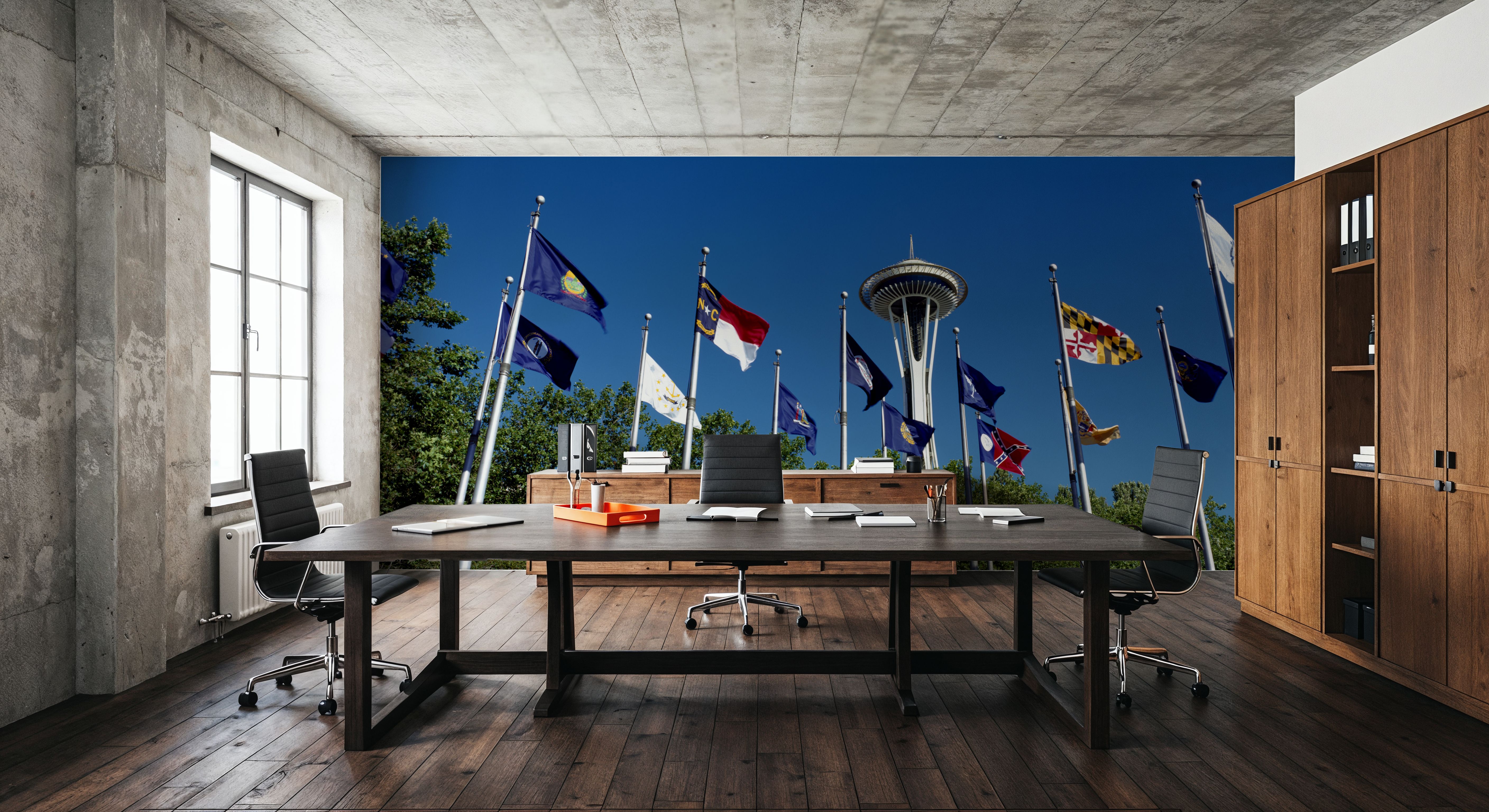 Seattle Flags Panorama