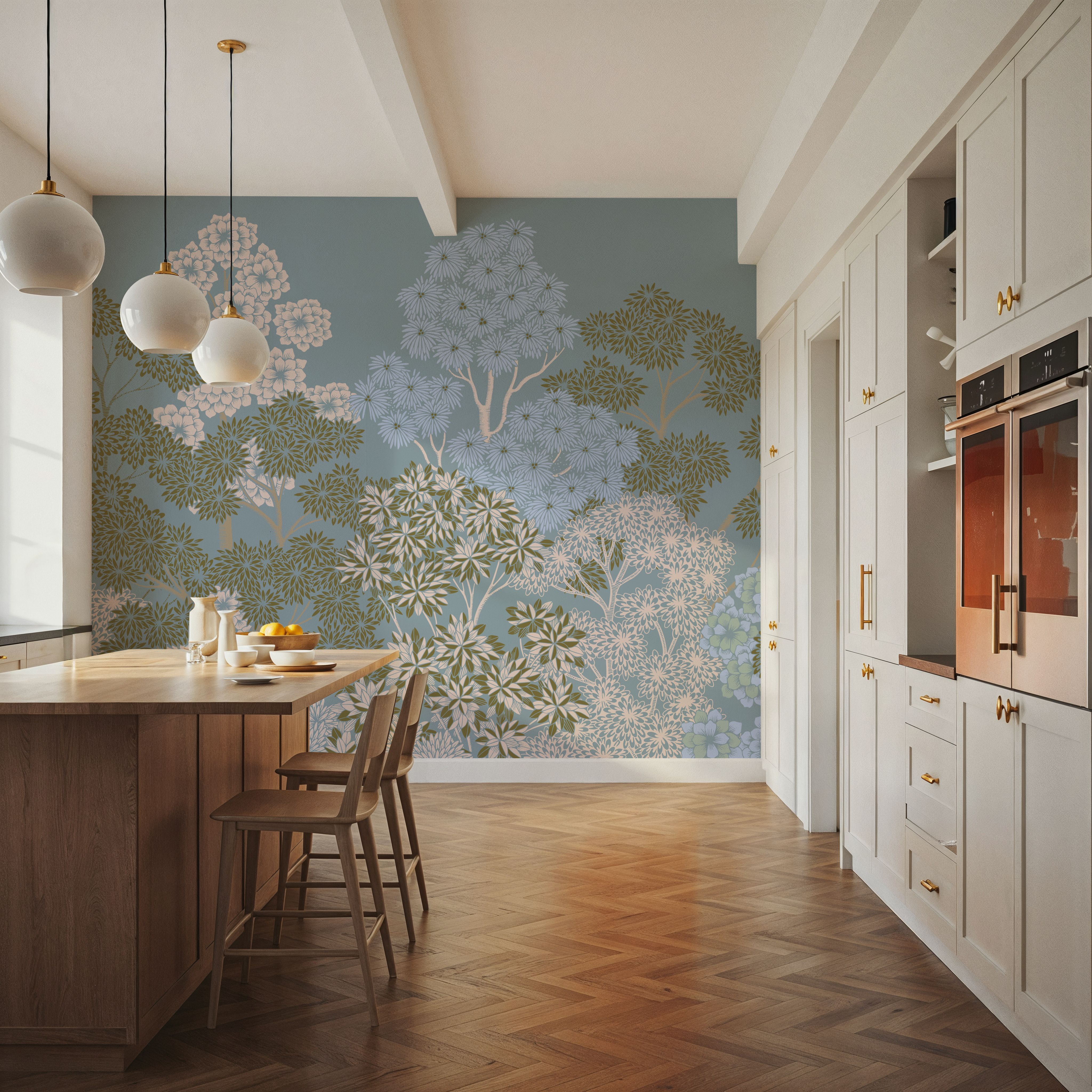 Overleaf Woodland, French Blue