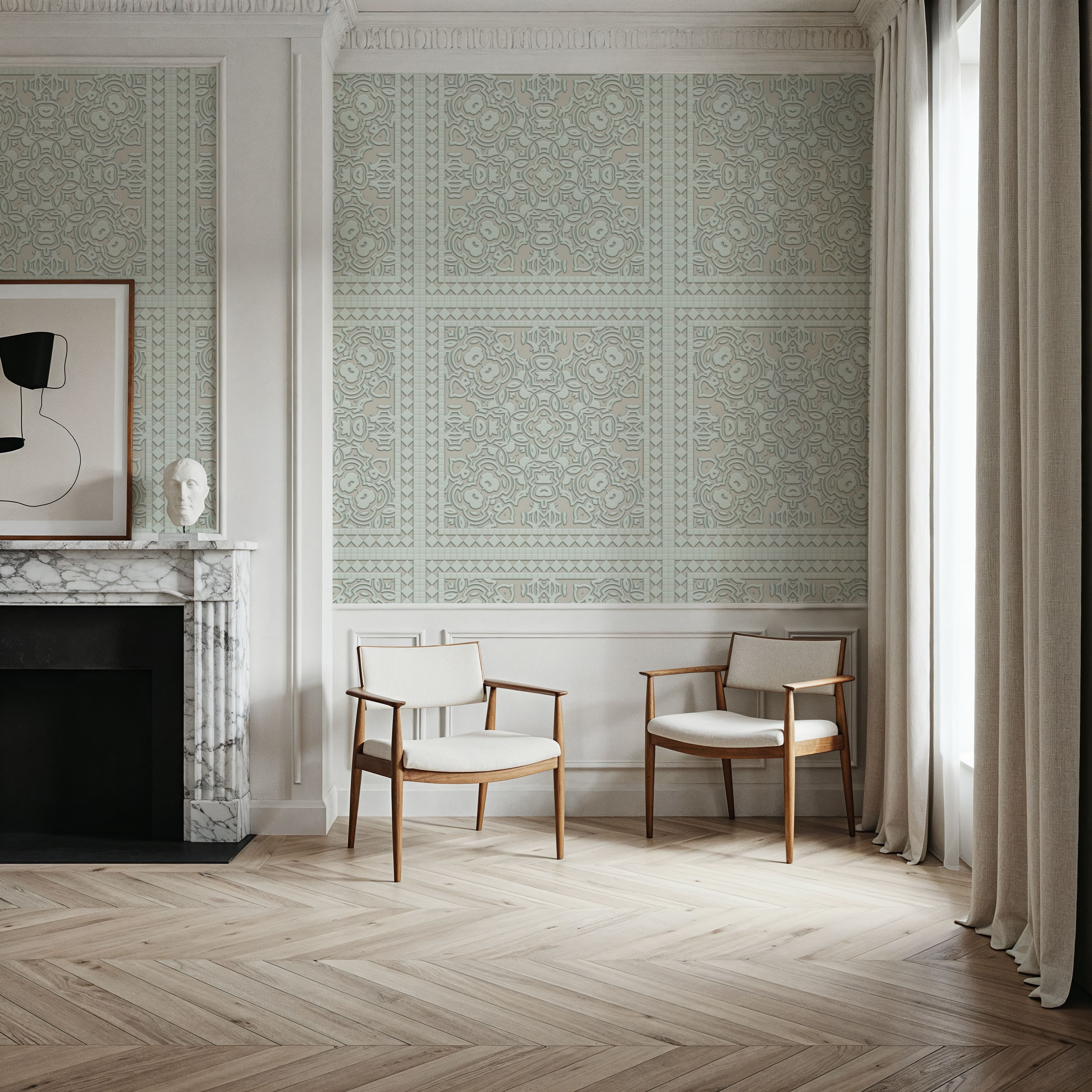 Mission Cement Tiles, Sand