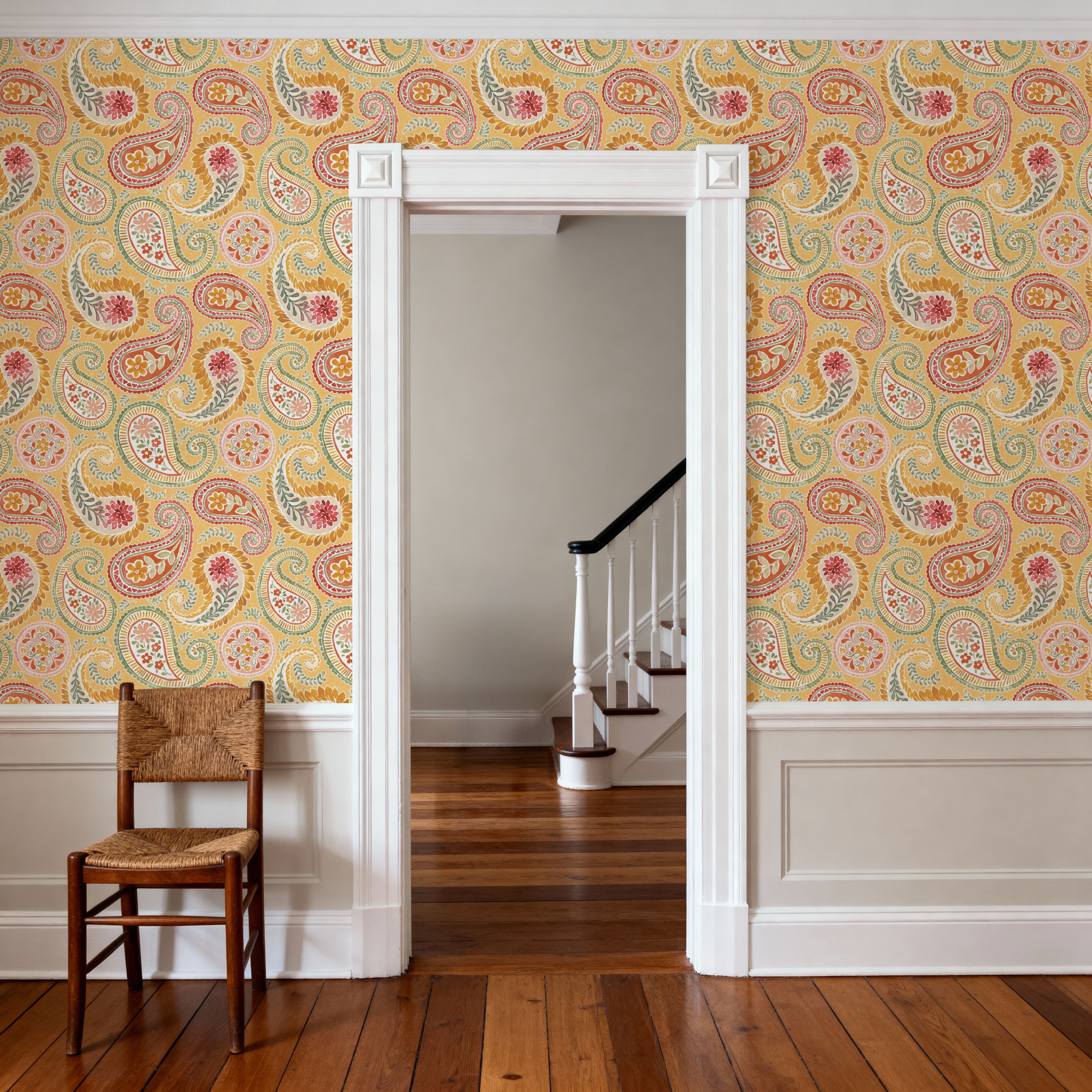 Harvest Paisley Yellow