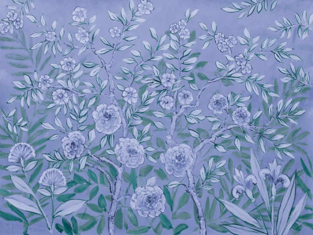 French Garden Blue Green