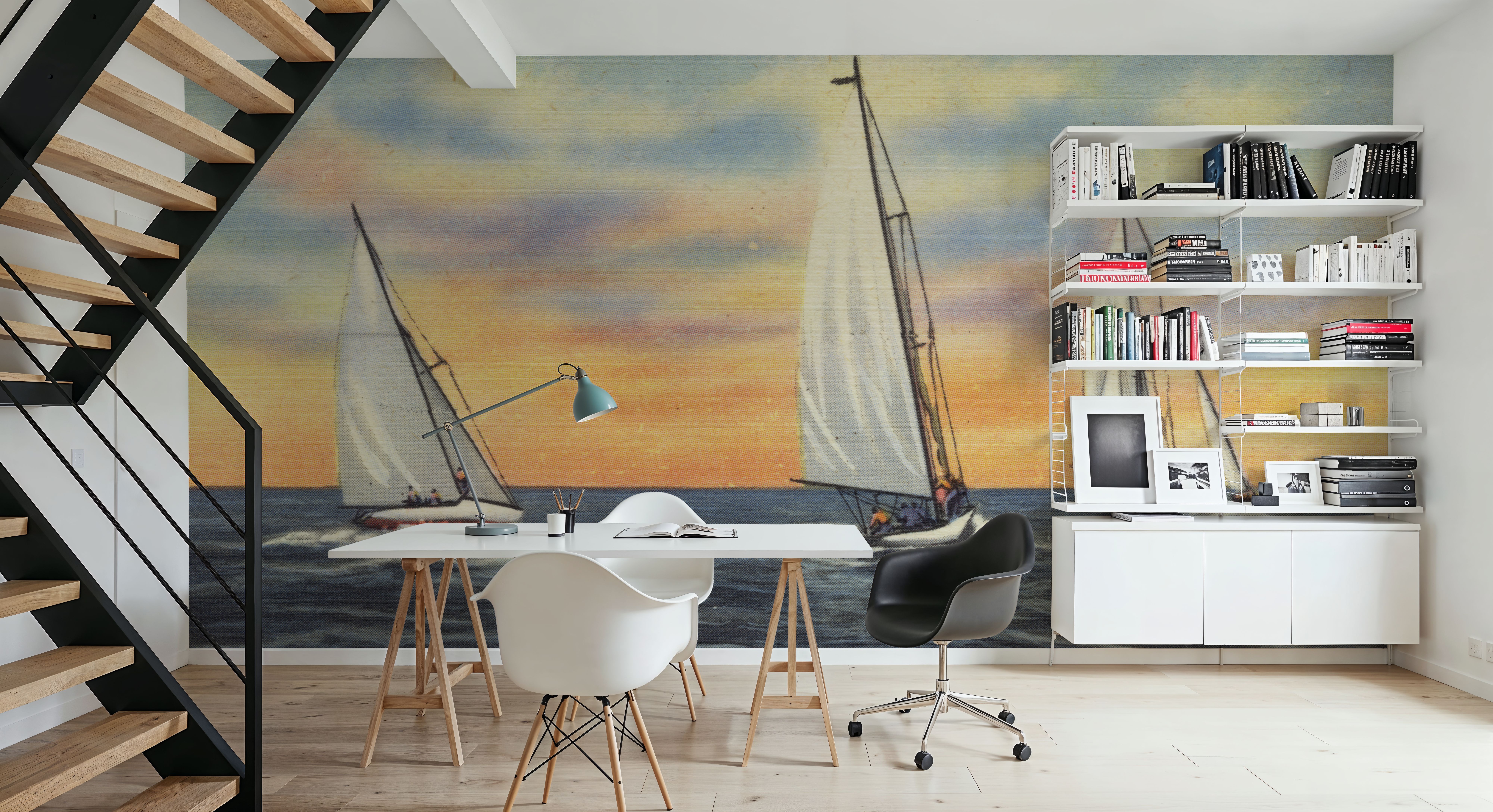 Greetings from the Sea - Screenprint Postcard, Papel pintado